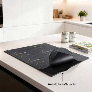 Art Deco Linien – Herdabdeckplatte