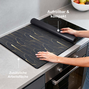 Art Deco Linien – Herdabdeckplatte