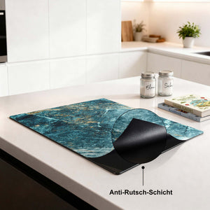 Deep Ocean Marble – Herdabdeckplatte
