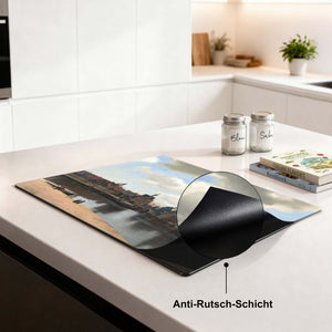 Ansicht von Delft – Herdabdeckplatte