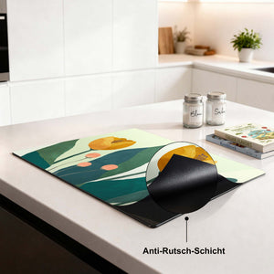Goldenes Trio – Herdabdeckplatte