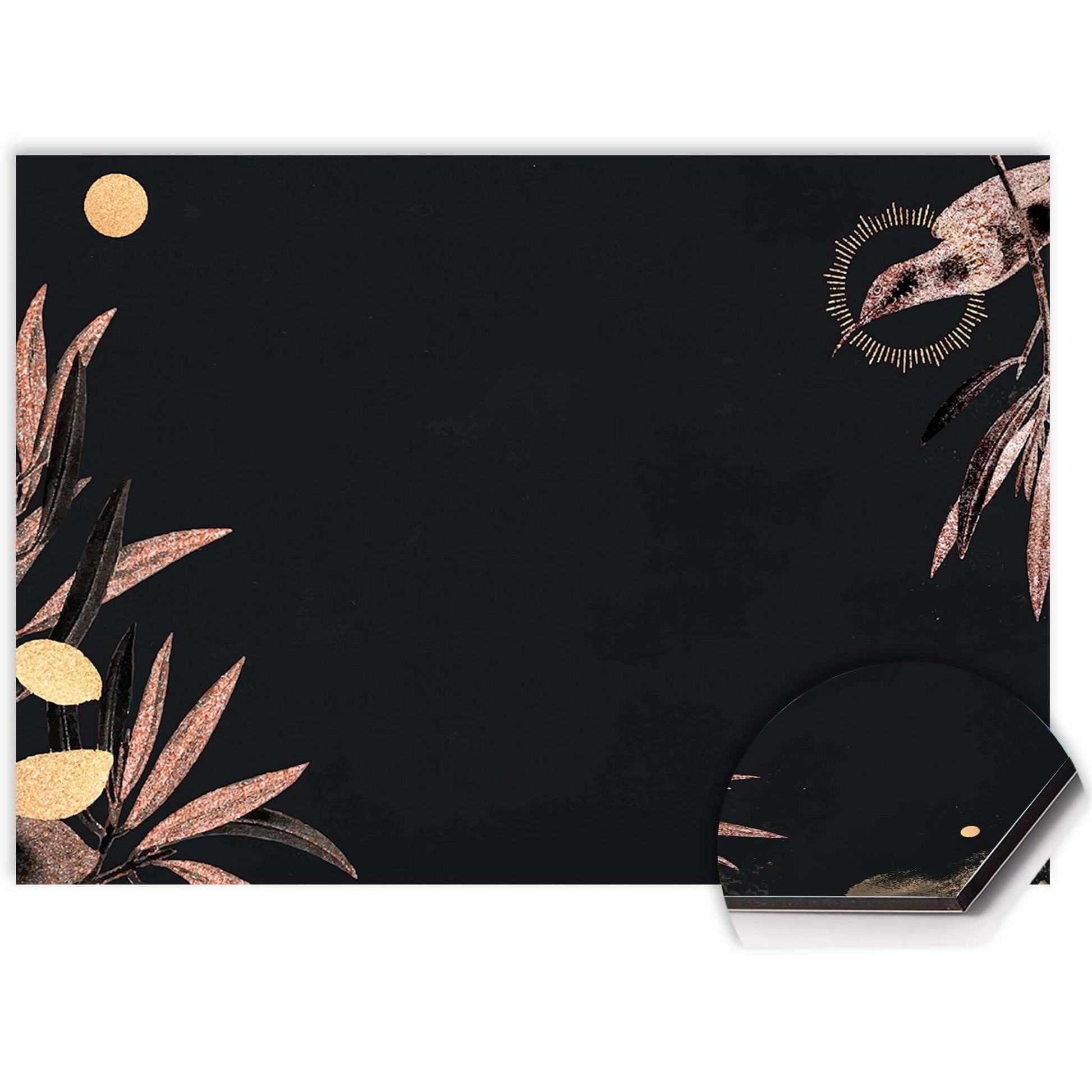 Splash Screen Küche Golden Olive mit schwarzem Design und goldenen Akzenten