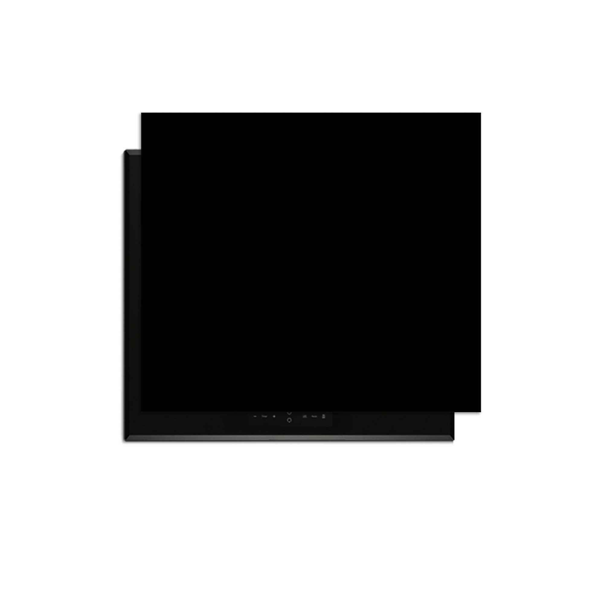 Pure Black - Herdabdeckplatte für ein stilvolles, modernes Küchendesign.
