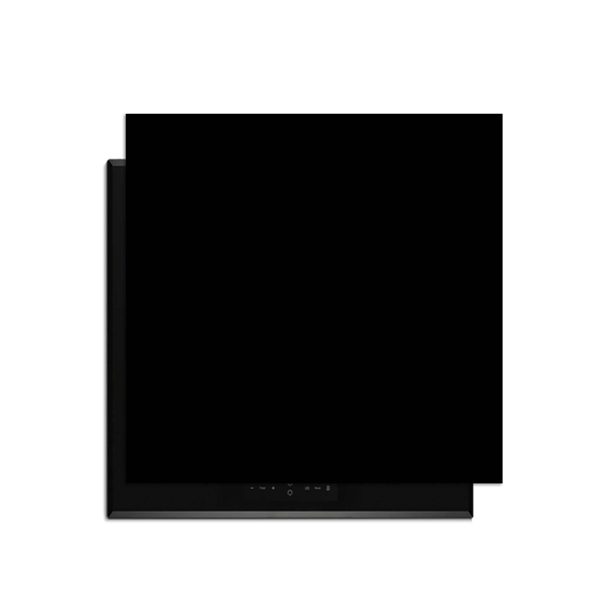 Pure Black - Herdabdeckplatte für einen modernen Küchenlook.