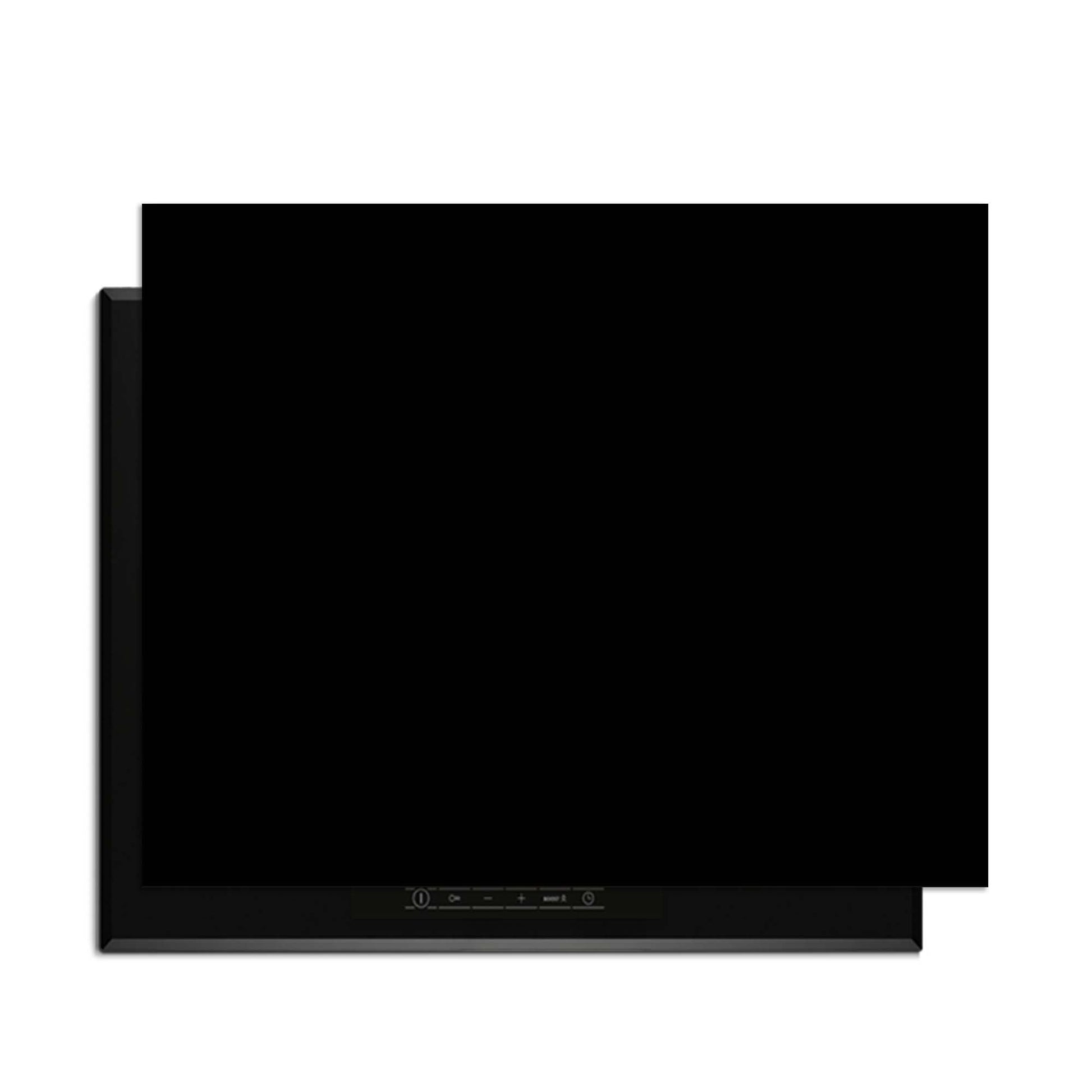 Pure Black - Herdabdeckplatte für einen modernen Küchenlook.