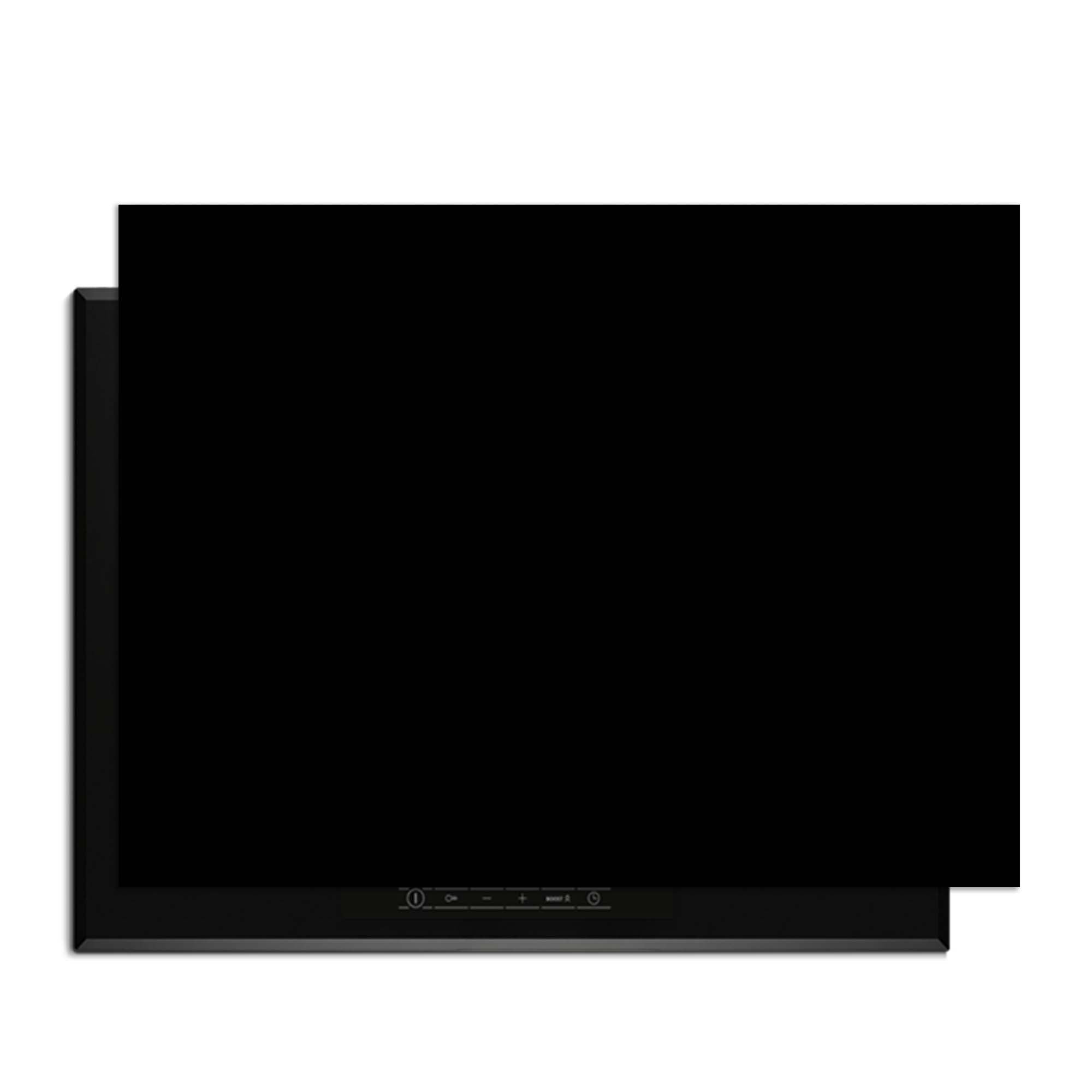 Pure Black - Herdabdeckplatte für einen modernen und eleganten Look in der Küche.