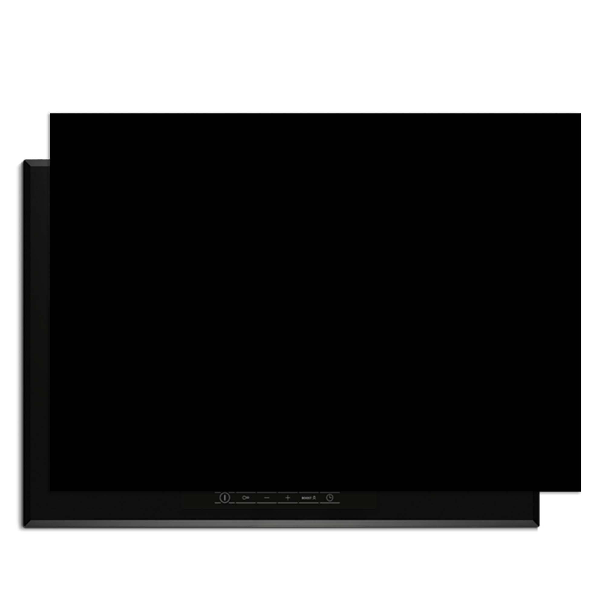 Pure Black - Herdabdeckplatte für einen modernen Küchenlook.