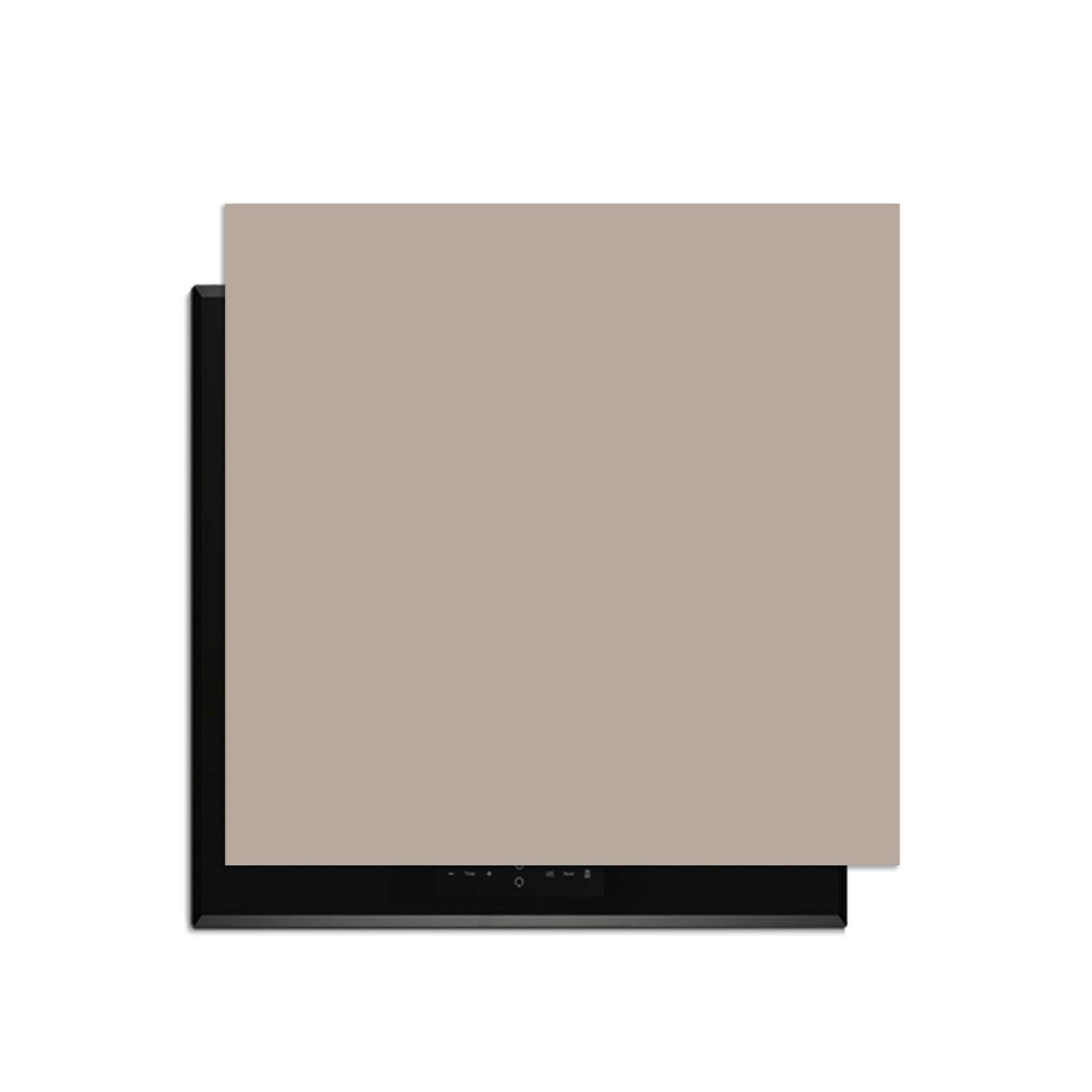 Taupe Mist - Herdabdeckplatte in elegantem Sandton für eine moderne Küche.