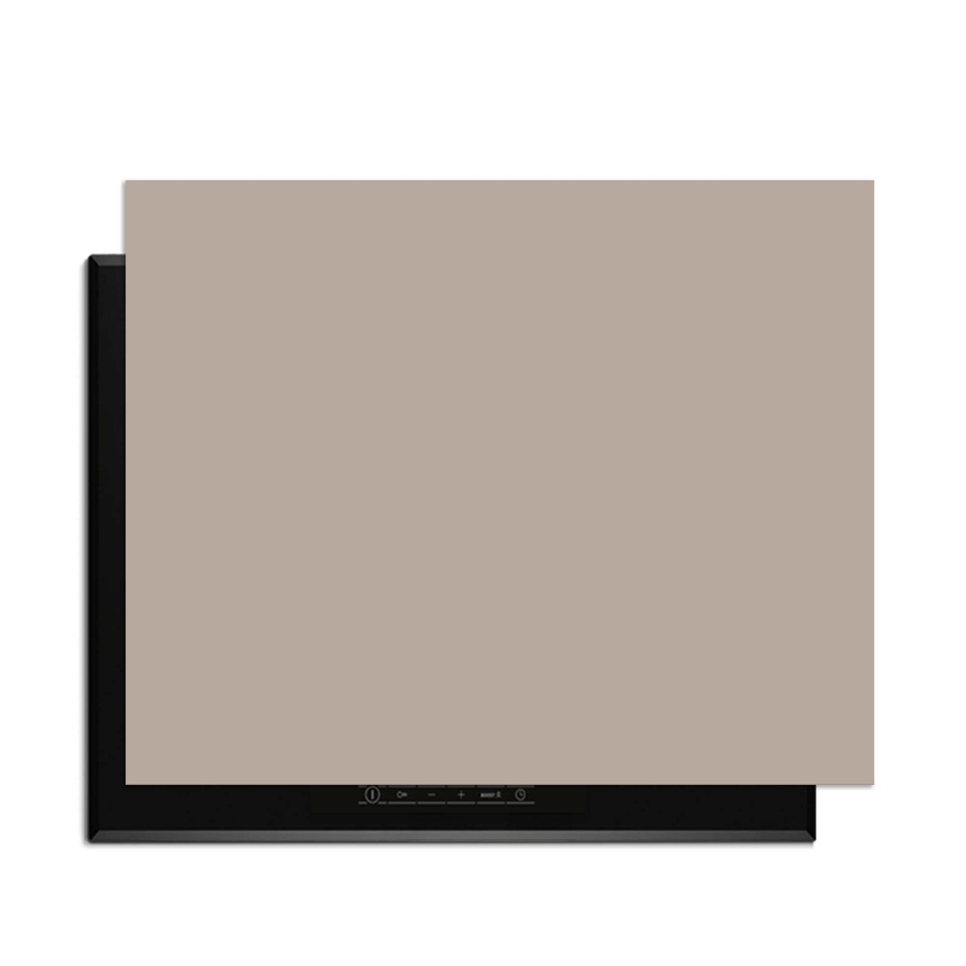 Taupe Mist- Herdabdeckplatte im Sandton, perfekt für moderne Küchen.