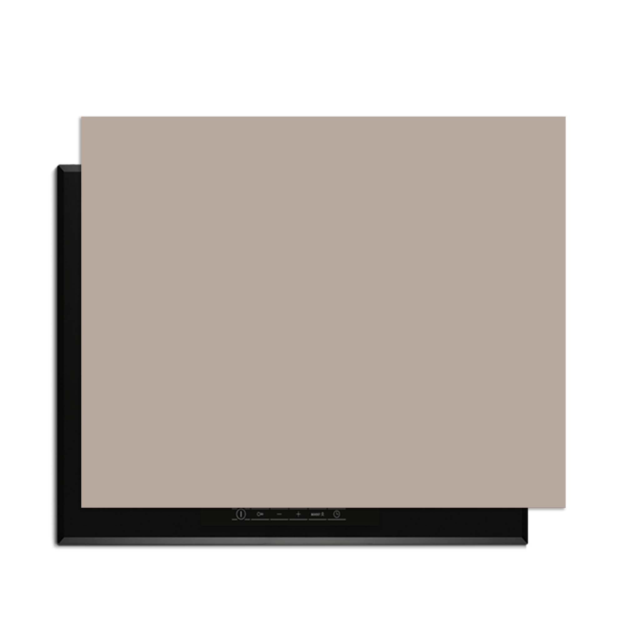 Taupe Mist- Herdabdeckplatte im Sandton, perfekt für moderne Küchen.