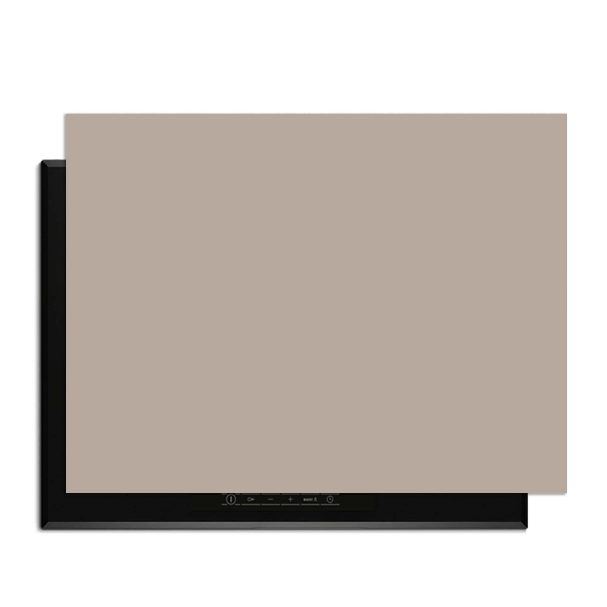 Taupe Mist - Herdabdeckplatte in einem eleganten Sandfarbton, perfekt für moderne Küchen.