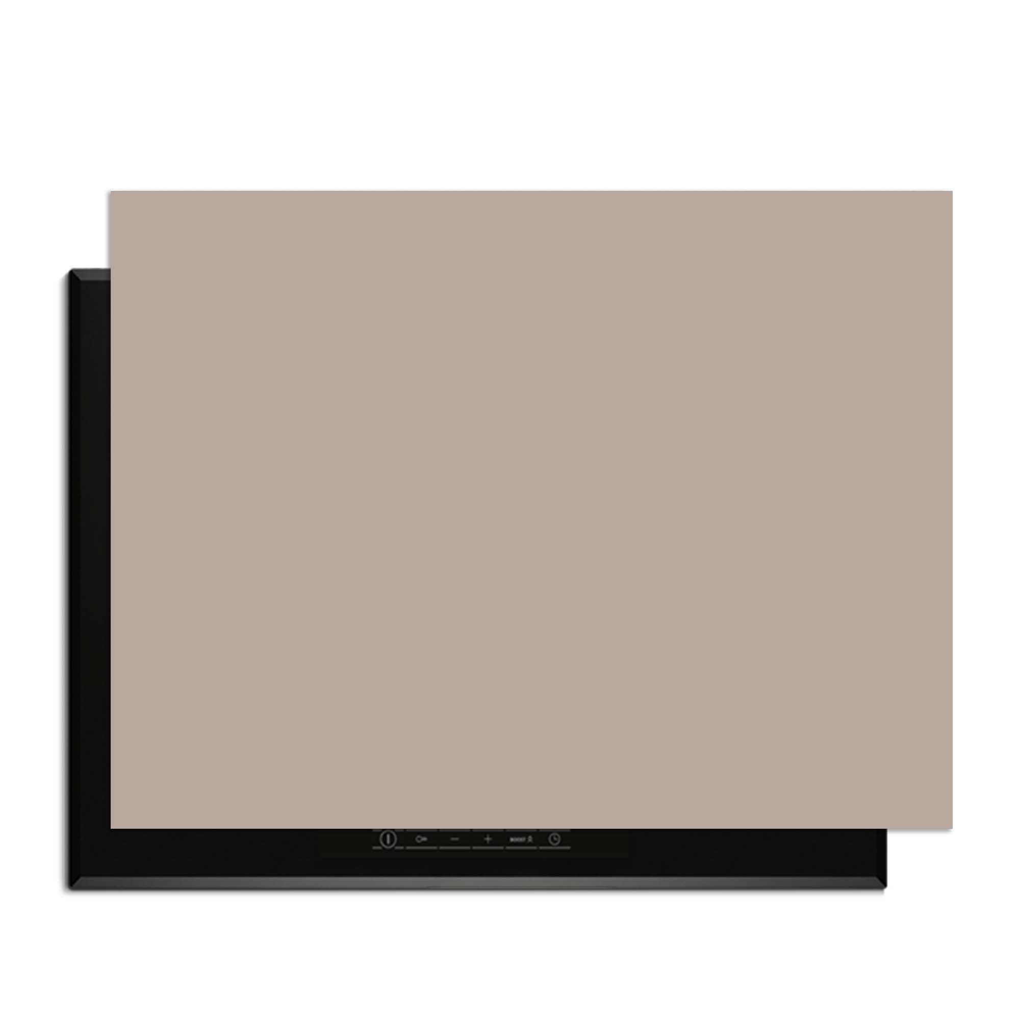 Taupe Mist - Herdabdeckplatte in einem eleganten Sandfarbton, perfekt für moderne Küchen.
