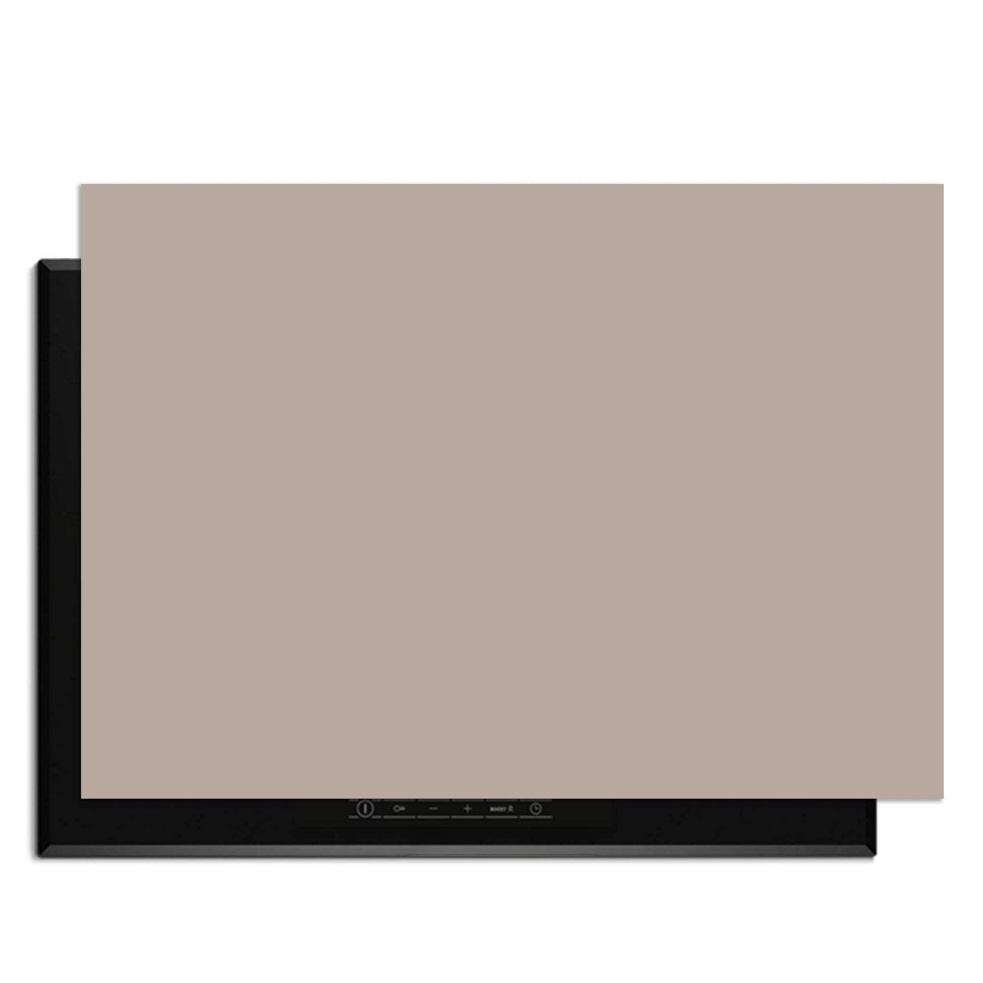 Taupe Mist - Herdabdeckplatte mit elegantem Sandfarbton für moderne Küchen.