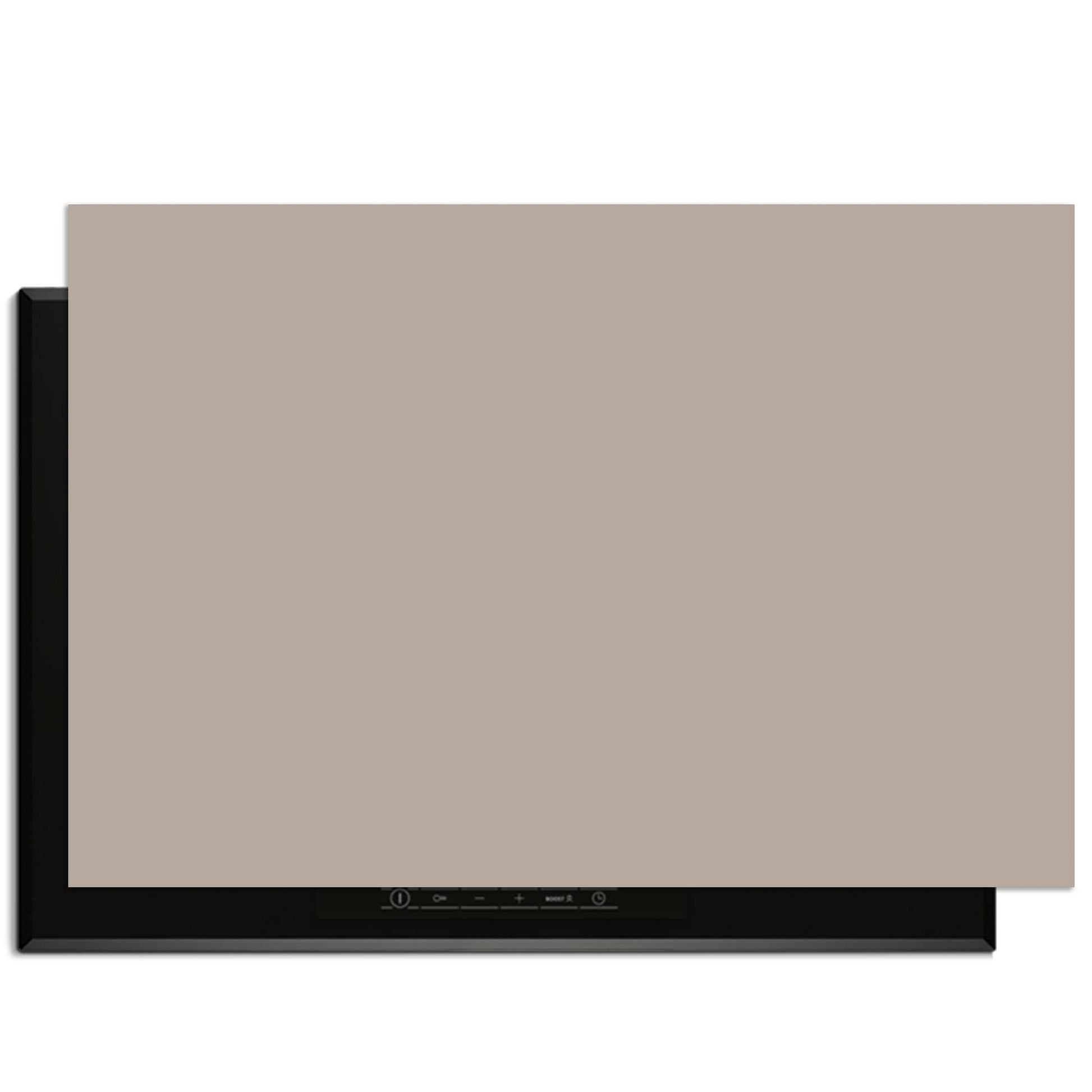 Taupe Mist - Herdabdeckplatte mit einem eleganten Sandfarbton für moderne Küchen.
