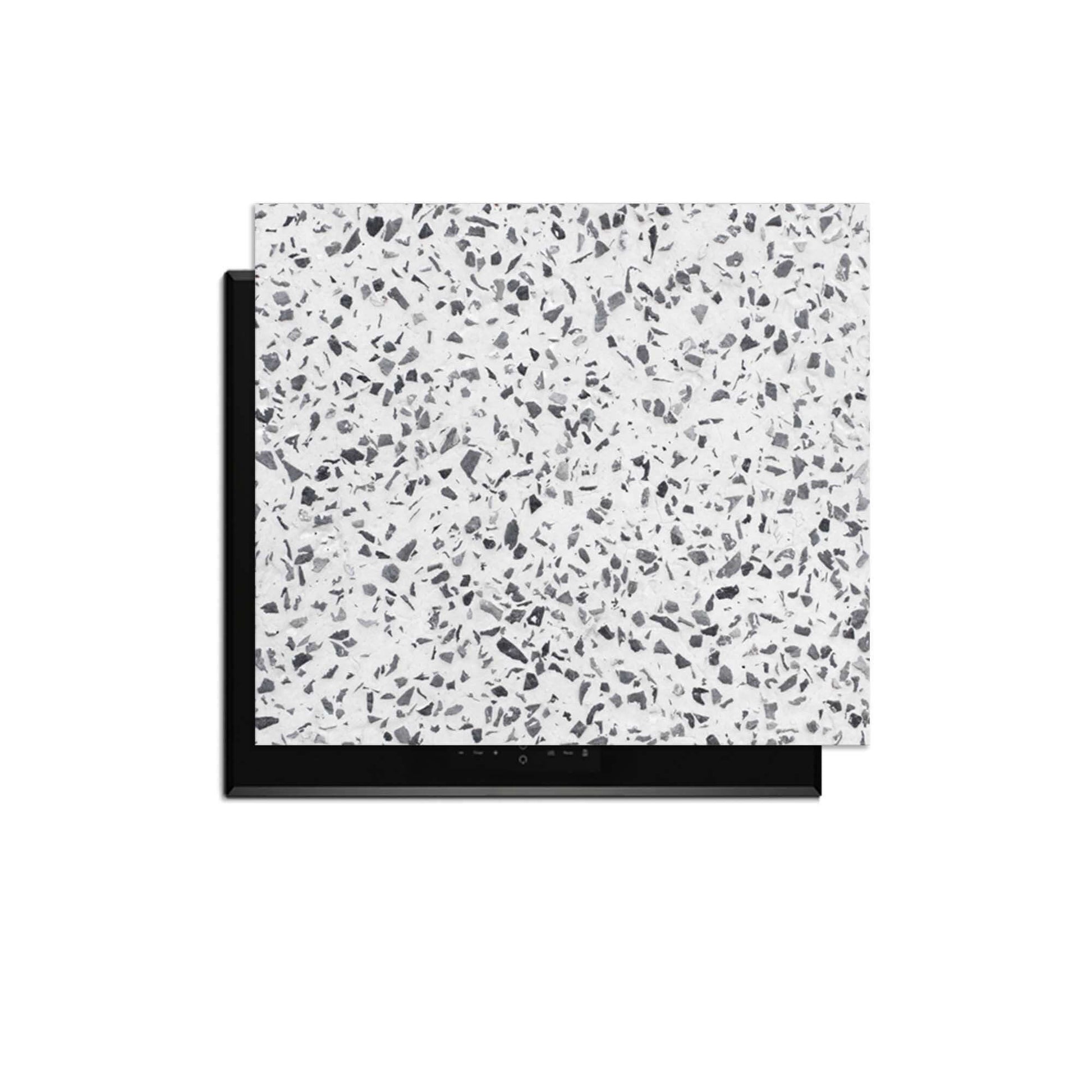 Carrara Mist - Herdabdeckplatte mit elegantem Design, inspiriert von italienischem Marmor.