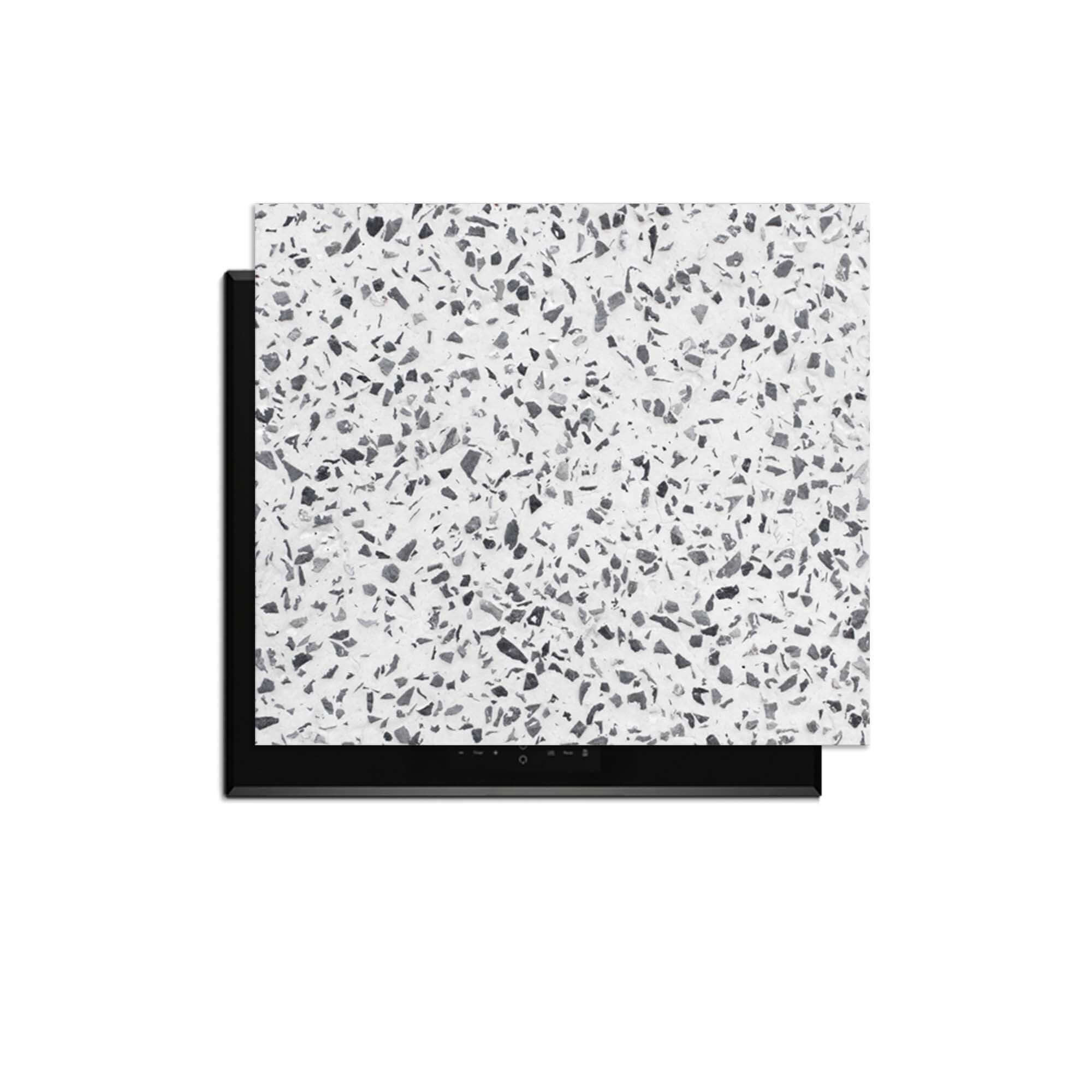 Carrara Mist - Herdabdeckplatte mit elegantem Design, inspiriert von italienischem Marmor.