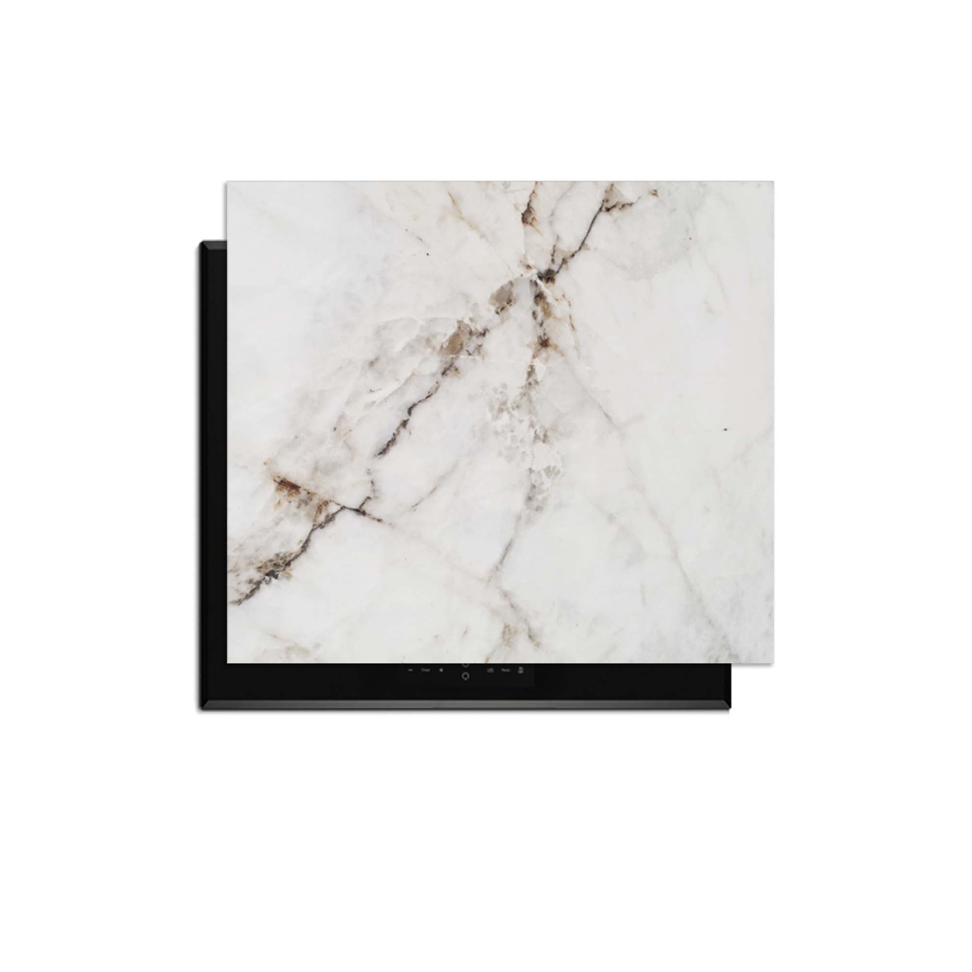 Pure Marble - Herdabdeckplatte für Induktionskochfelder mit elegantem Marmor-Design