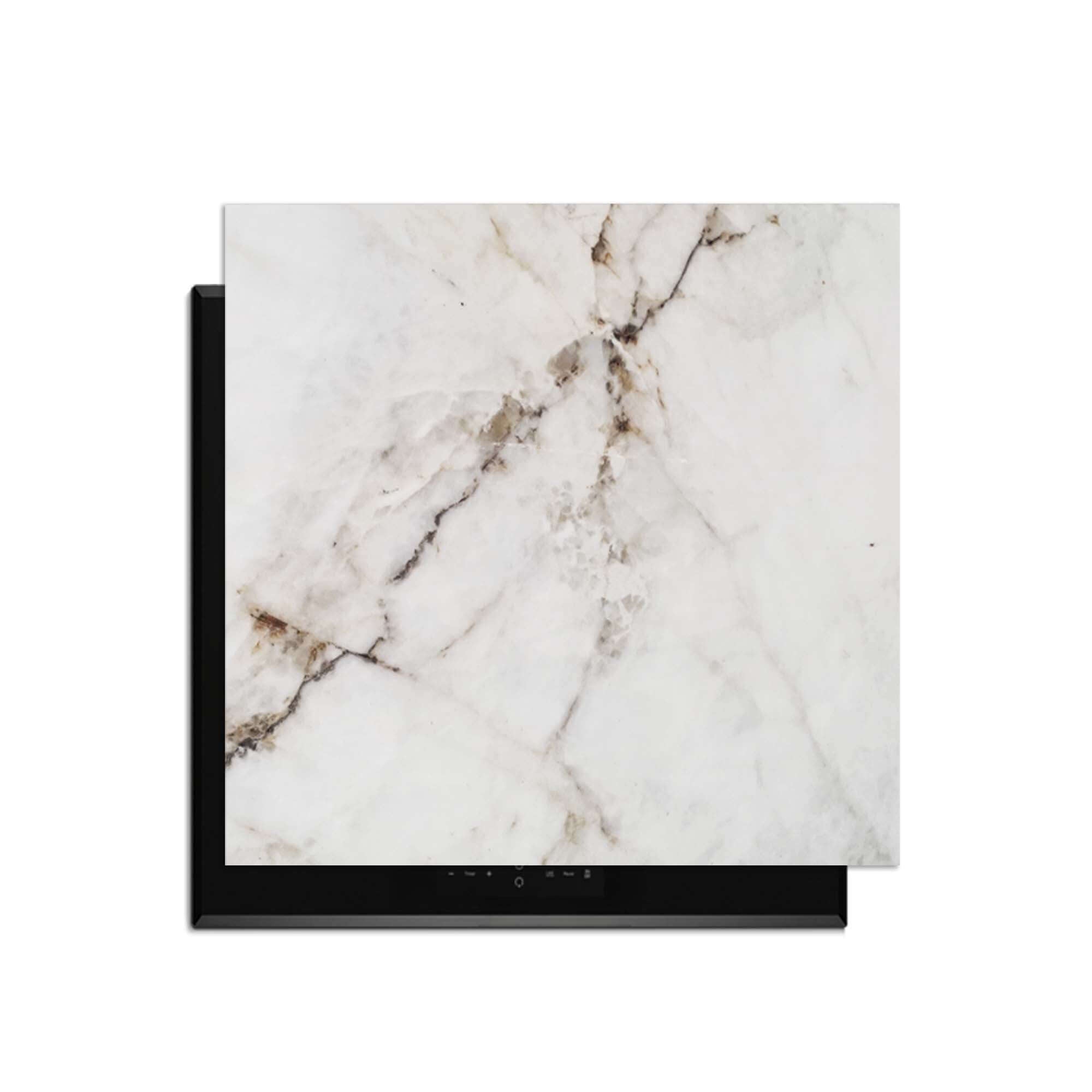 Pure Marble - Herdabdeckplatte auf einem Induktionskochfeld, schützt vor Kratzern und Flecken.