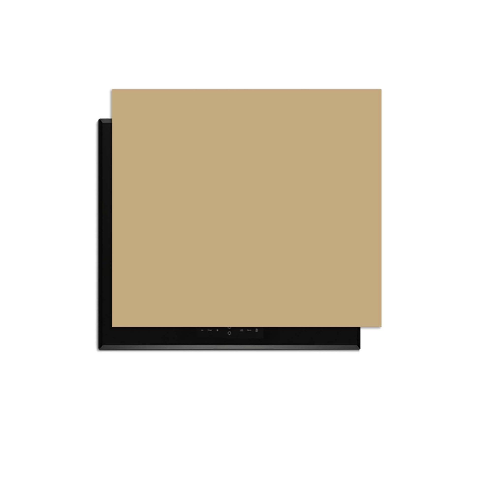 Champagne Glow - Herdabdeckplatte auf einem Induktionskochfeld mit stilvollem Finish.