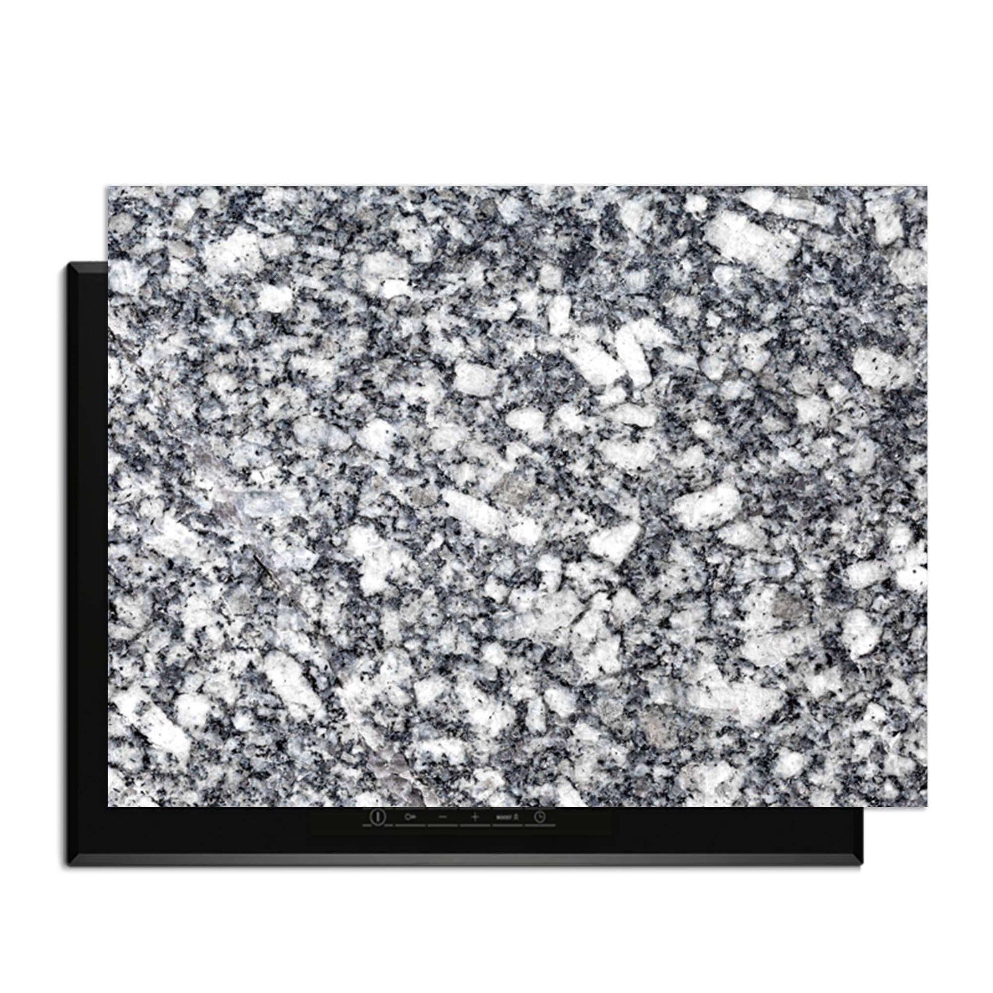 Midnight Granite - Herdabdeckplatte mit luxuriöser Granitstruktur für stilvollen Küchenschutz.