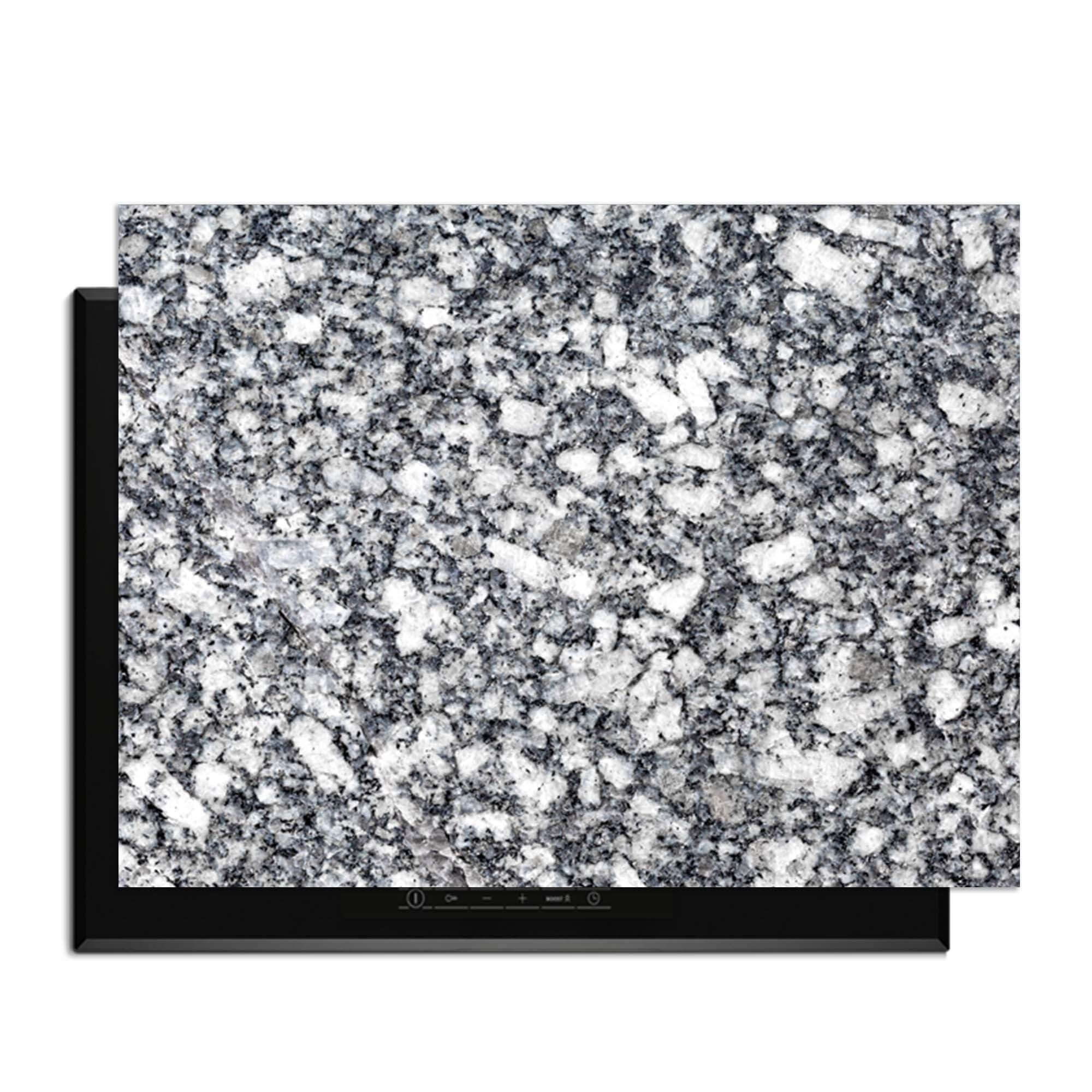 Midnight Granite - Herdabdeckplatte mit luxuriöser Granitstruktur für stilvollen Küchenschutz.