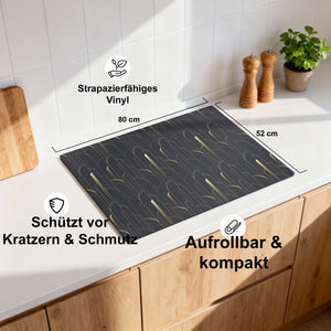 Art Deco Linien – Herdabdeckplatte