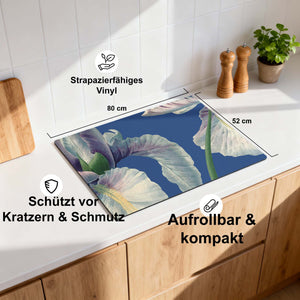 Blue Iris Grace – Herdabdeckplatte