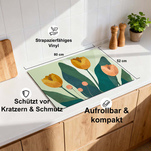Goldenes Trio – Herdabdeckplatte