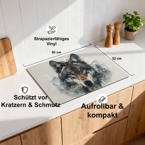 Majestic Wolf - Herdabdeckplatte