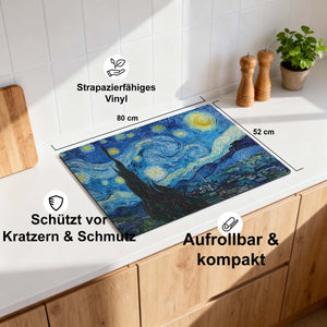 Sternennacht – Herdabdeckplatte