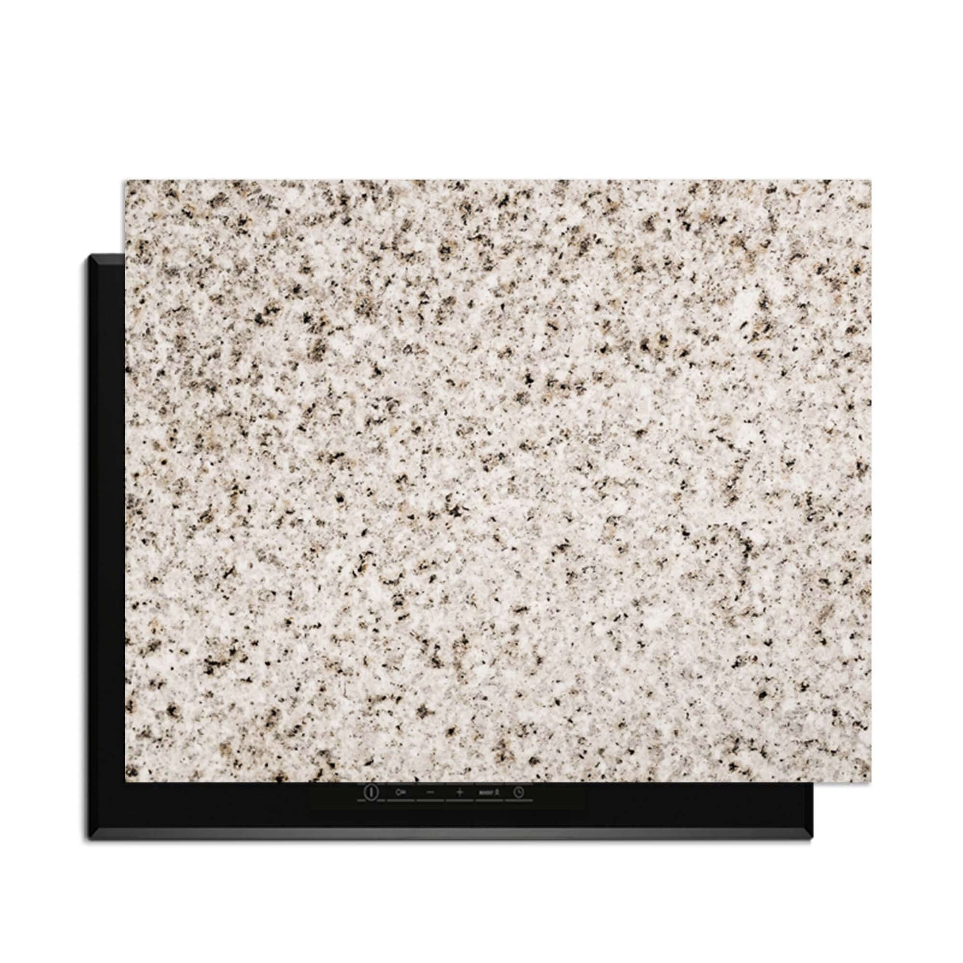 Almond Granite - Herdabdeckplatte auf einem Induktionskochfeld, schützt vor Kratzern und Abrieb.