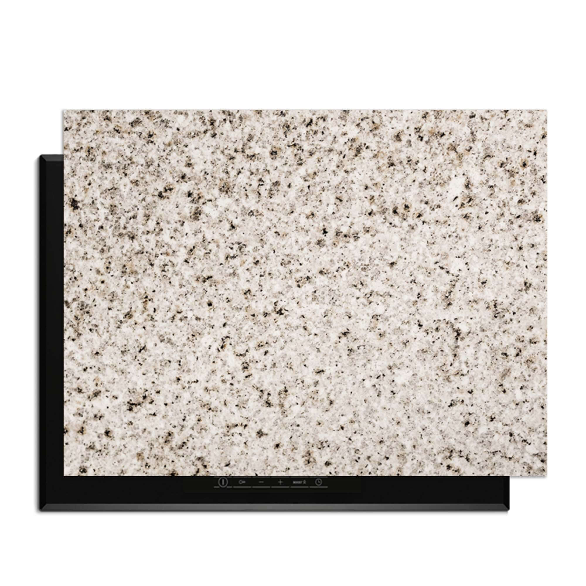 Almond Granite - Herdabdeckplatte zum Schutz von Induktionskochfeldern mit Stil und Funktionalität.
