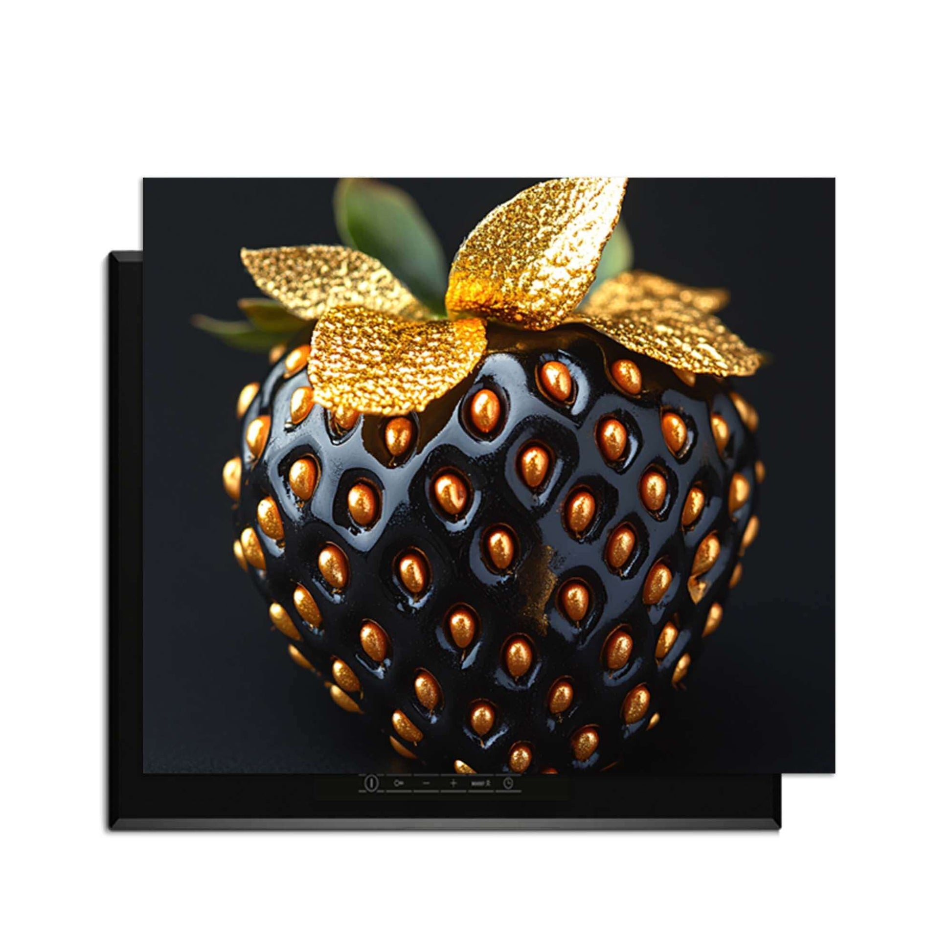Golden Berry - Herdabdeckplatte mit elegantem goldenen Design und modernem Look für Ihre Küche.