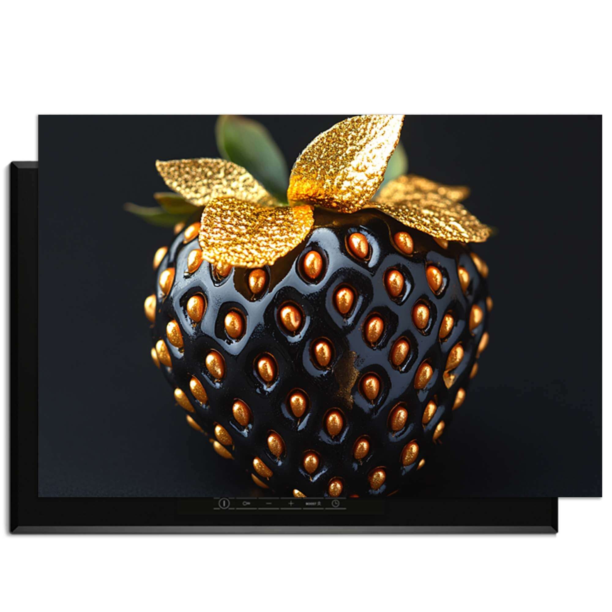 Golden Berry - Herdabdeckplatte mit eleganten goldenen Details und modernem Look für Ihr Induktionskochfeld.