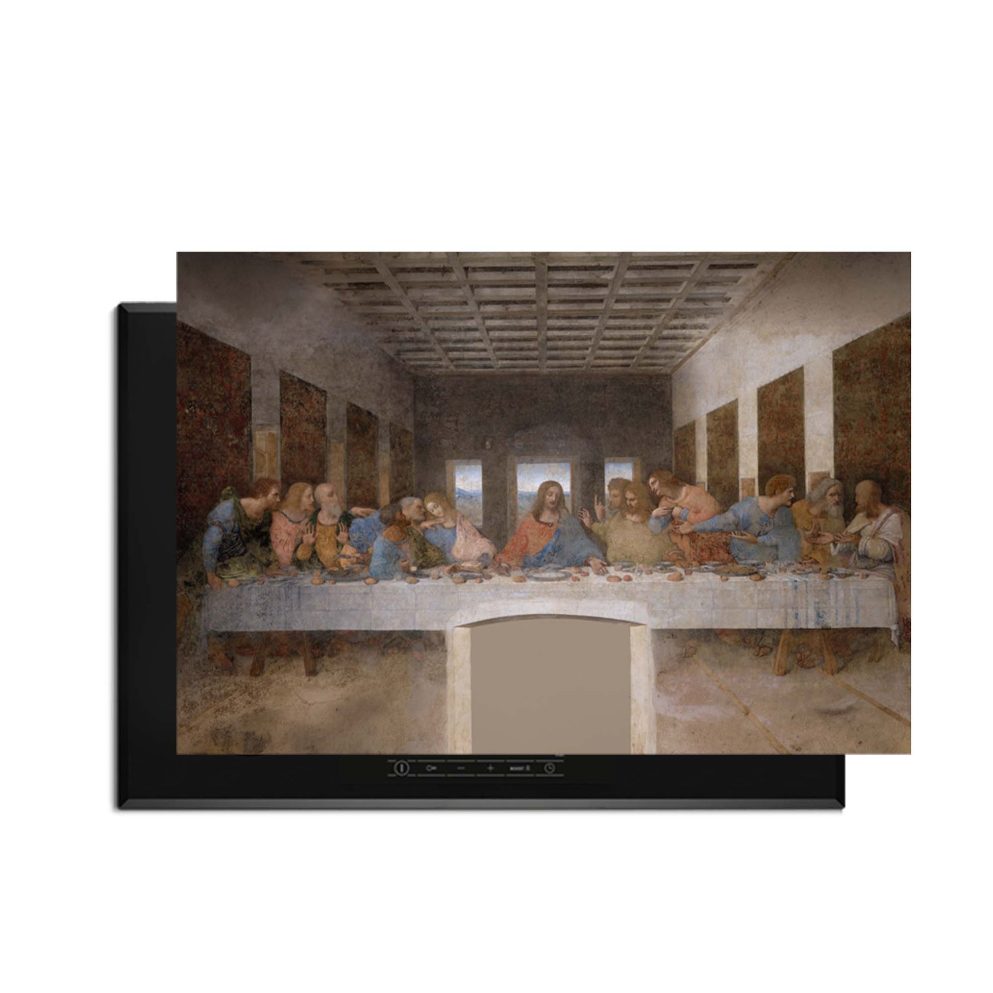 Last Supper - Herdabdeckplatte mit Meisterwerk-Druck für den klassischen Küchenlook.