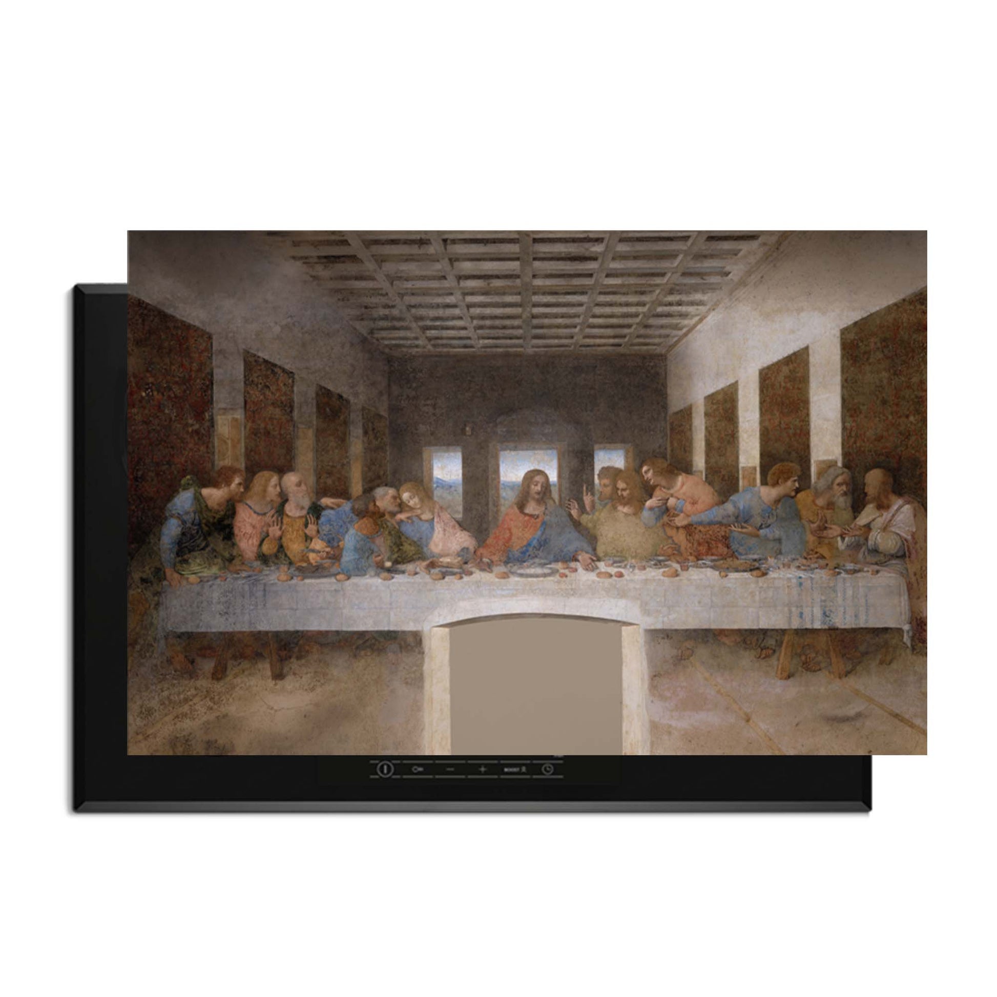 Last Supper - Herdabdeckplatte mit klassischem Meisterwerk-Design für elegante Küchen