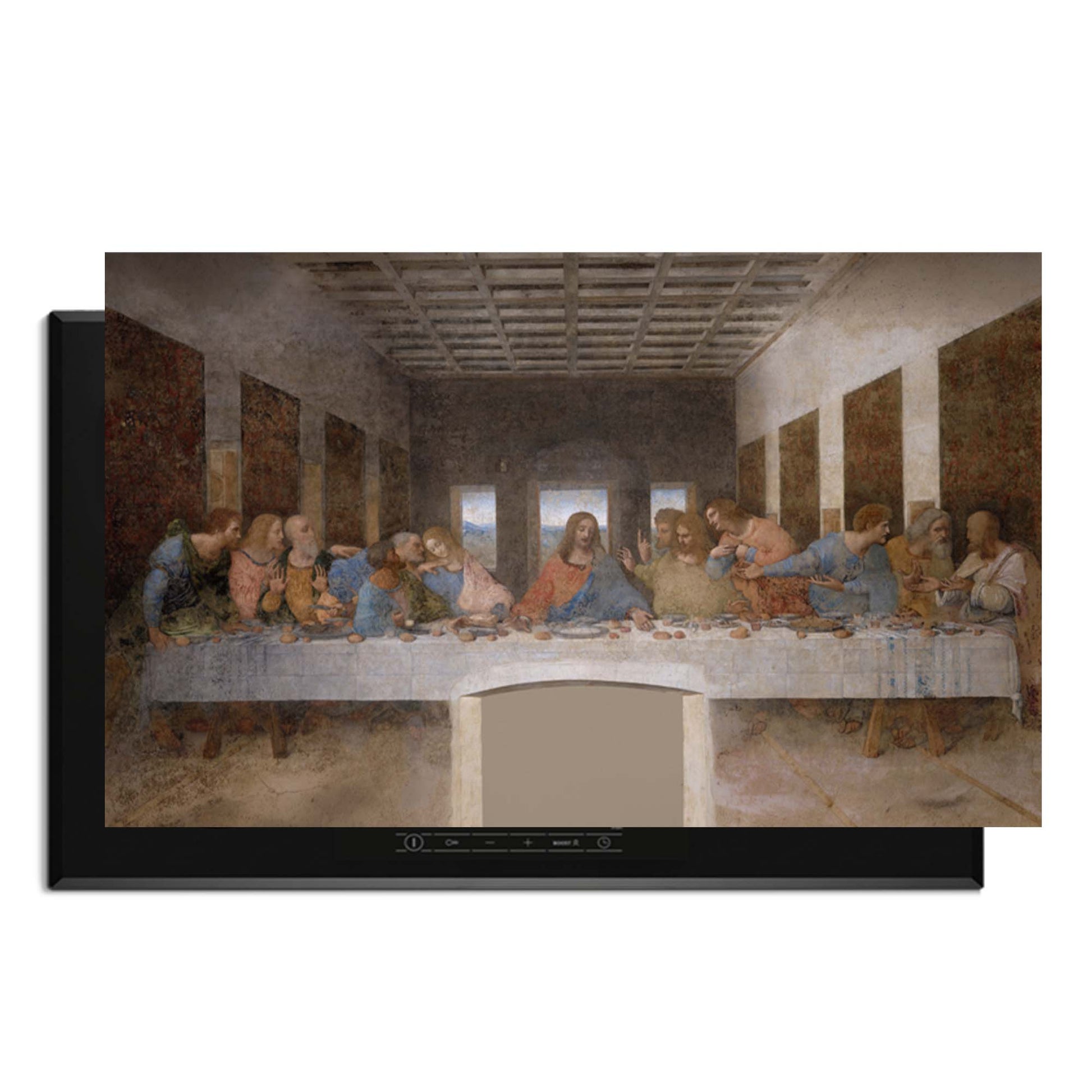Last Supper - Herdabdeckplatte mit klassischem Meisterwerk-Design für Küchenstil und Schutz.