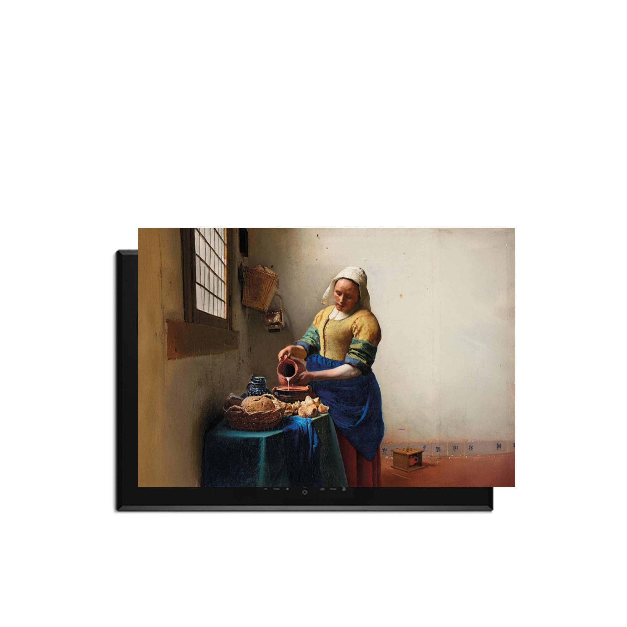 Milkmaid- Herdabdeckplatte mit klassischer Kunst, holländischem Ambiente und raffinierten Details für einen zeitlosen Küchenlook.