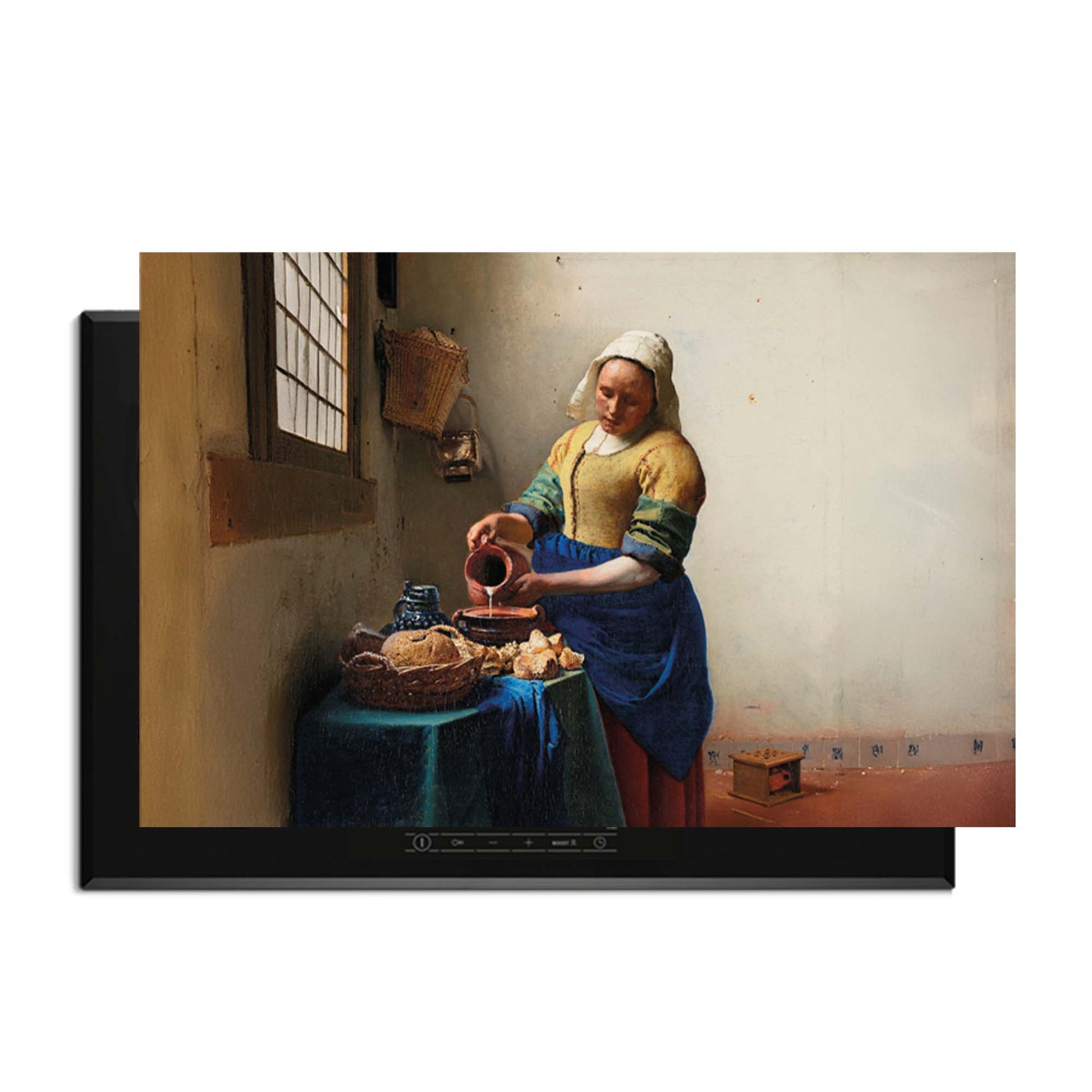 Milkmaid- Herdabdeckplatte mit holländischer Meisterkunst für einen zeitlosen Look in der Küche.