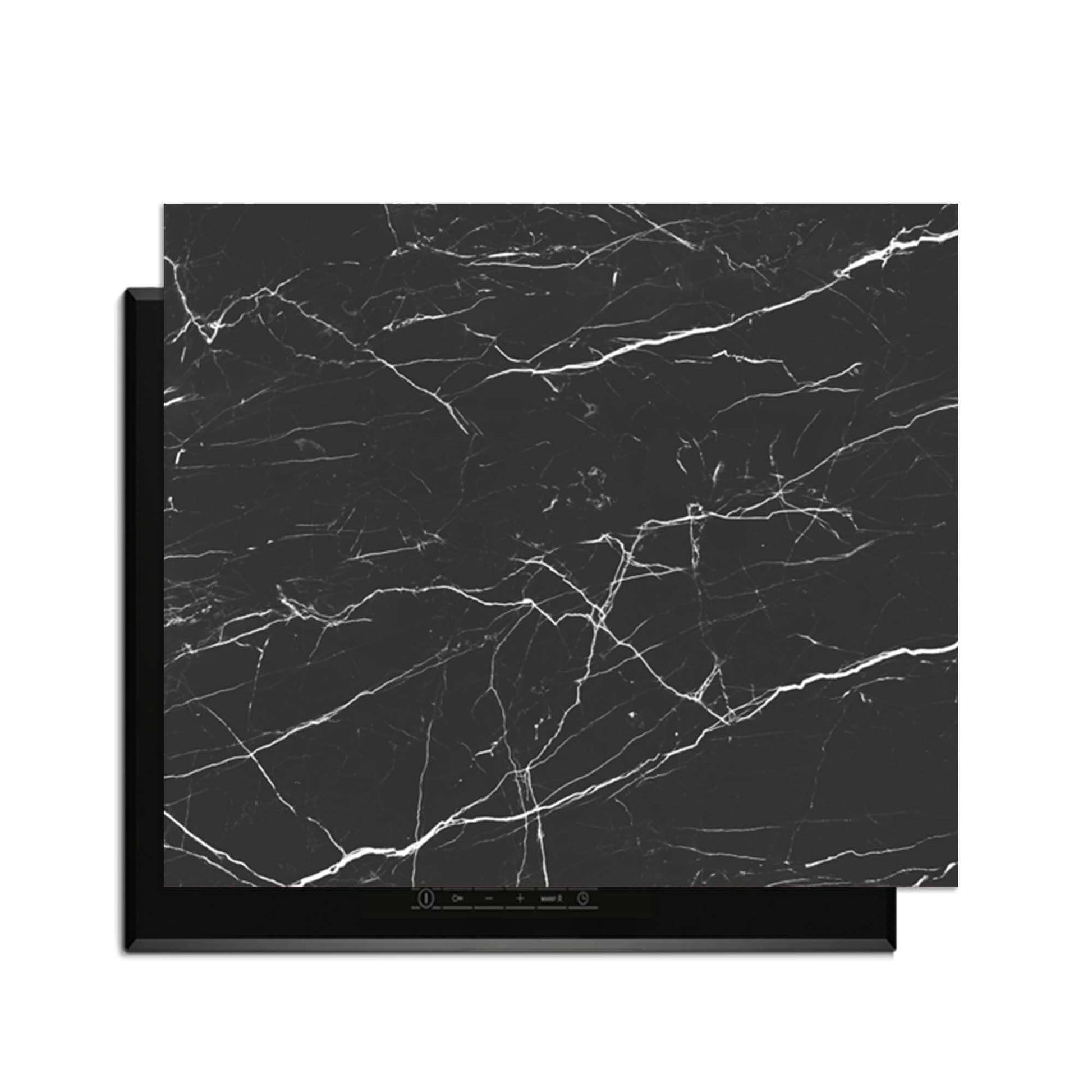 Obsidian Marmor - Herdabdeckplatte für den stilvollen Schutz von Induktionskochfeldern