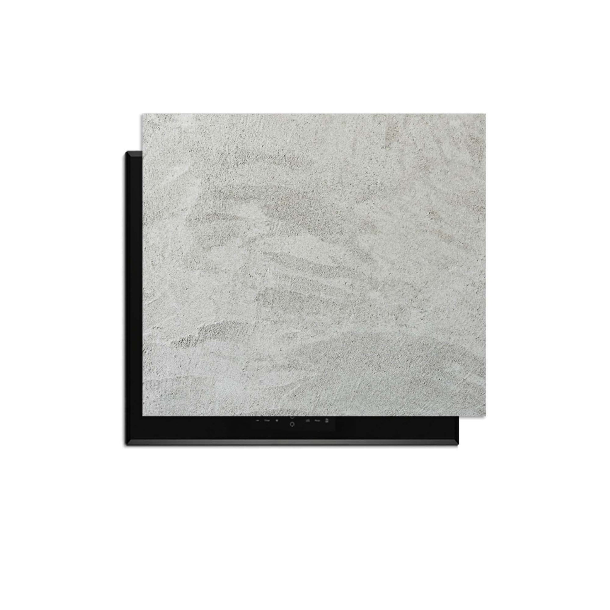 Soft Concrete Finish - Herdabdeckplatte mit moderner Betonoptik für Eleganz in der Küche.