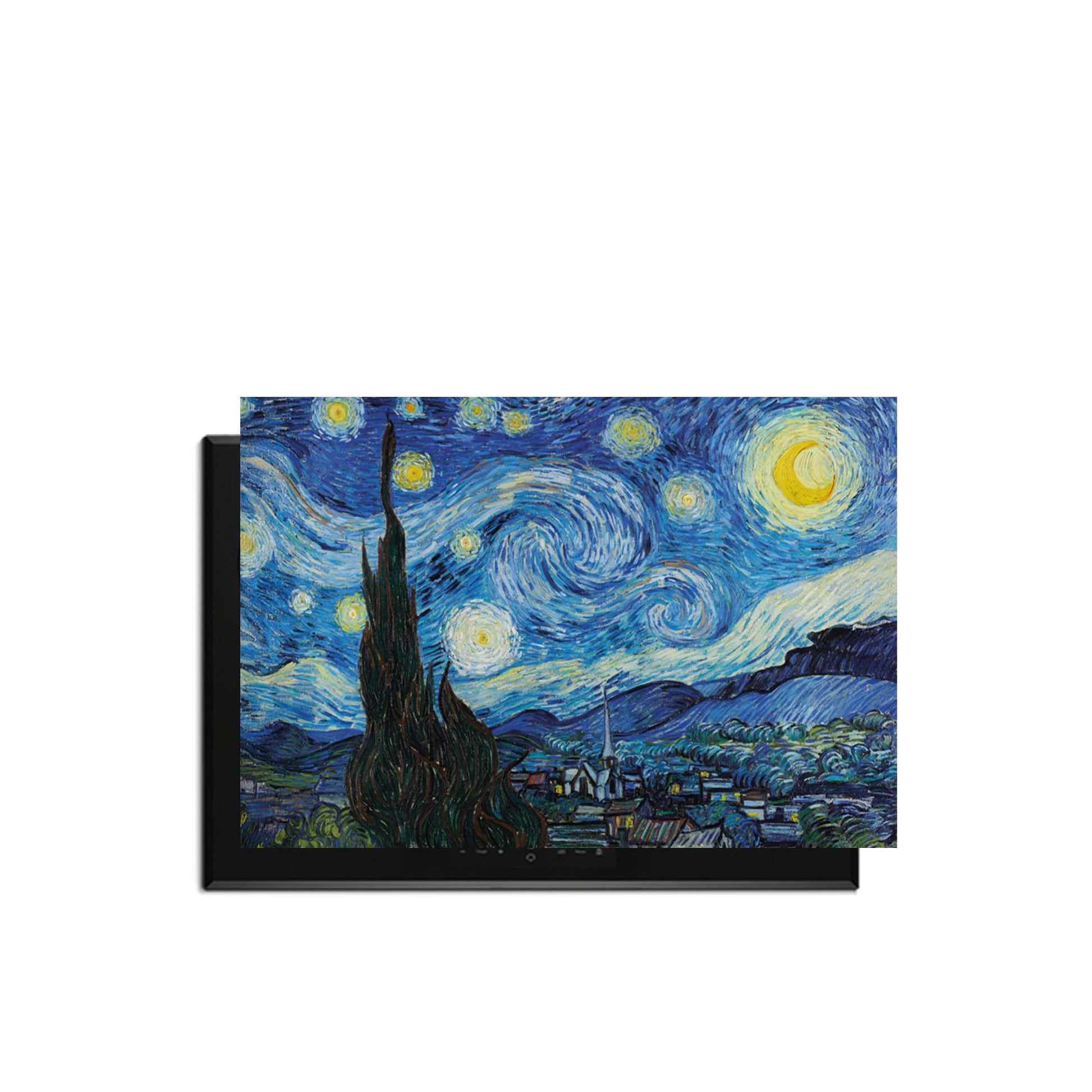 Starry Night - Herdabdeckplatte mit verträumtem Sternenhimmel und Blautönen, kunstvolles Küchenzubehör für eine inspirierende Atmosphäre