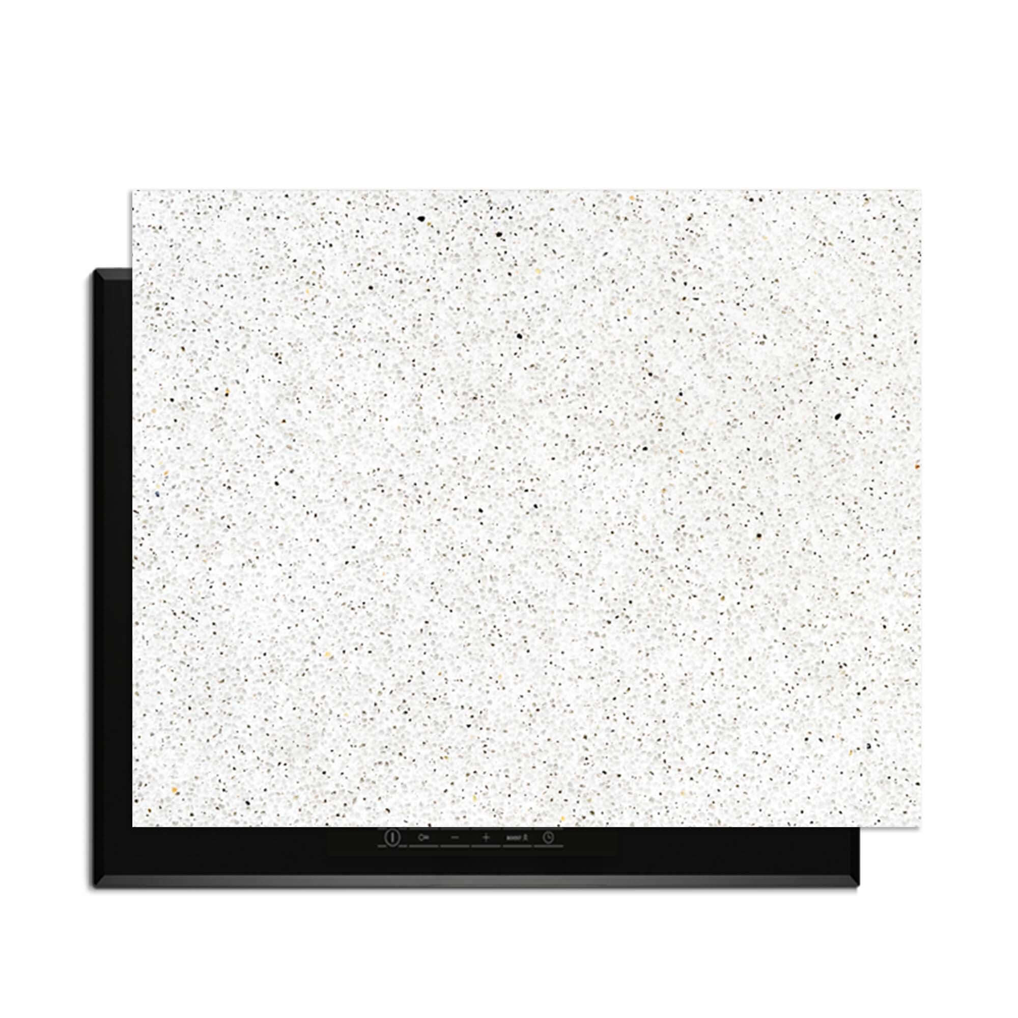 Terrazzo - Herdabdeckplatte für Induktionskochfelder, schützt vor Kratzern und Abnutzung mit einem eleganten Aussehen.