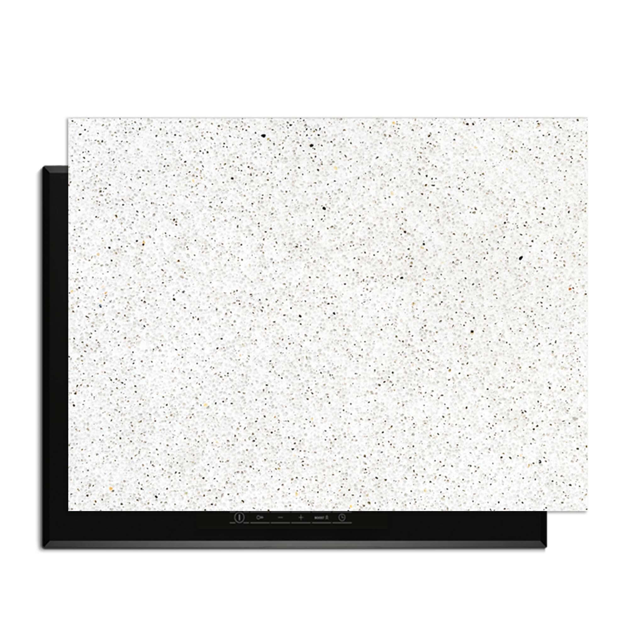 Terrazzo - Herdabdeckplatte für Induktionskochfelder, schützt vor Kratzern und Flecken und sieht trendy aus.