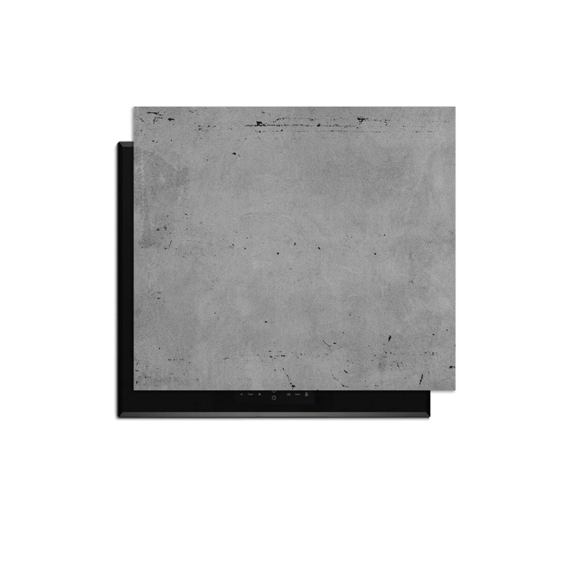Urban Slate - Herdabdeckplatte mit robuster Betonoptik für eine moderne Küche.