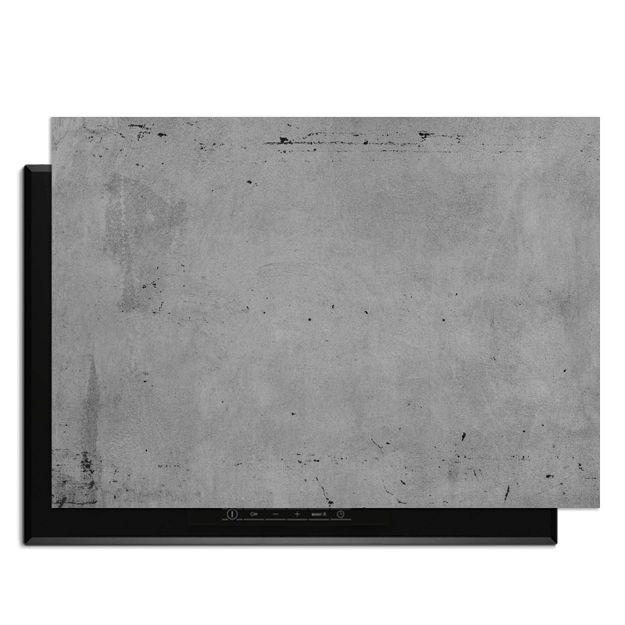 Urban Slate - Herdabdeckplatte mit einem robusten Betonmuster für einen robusten Look in der Küche.