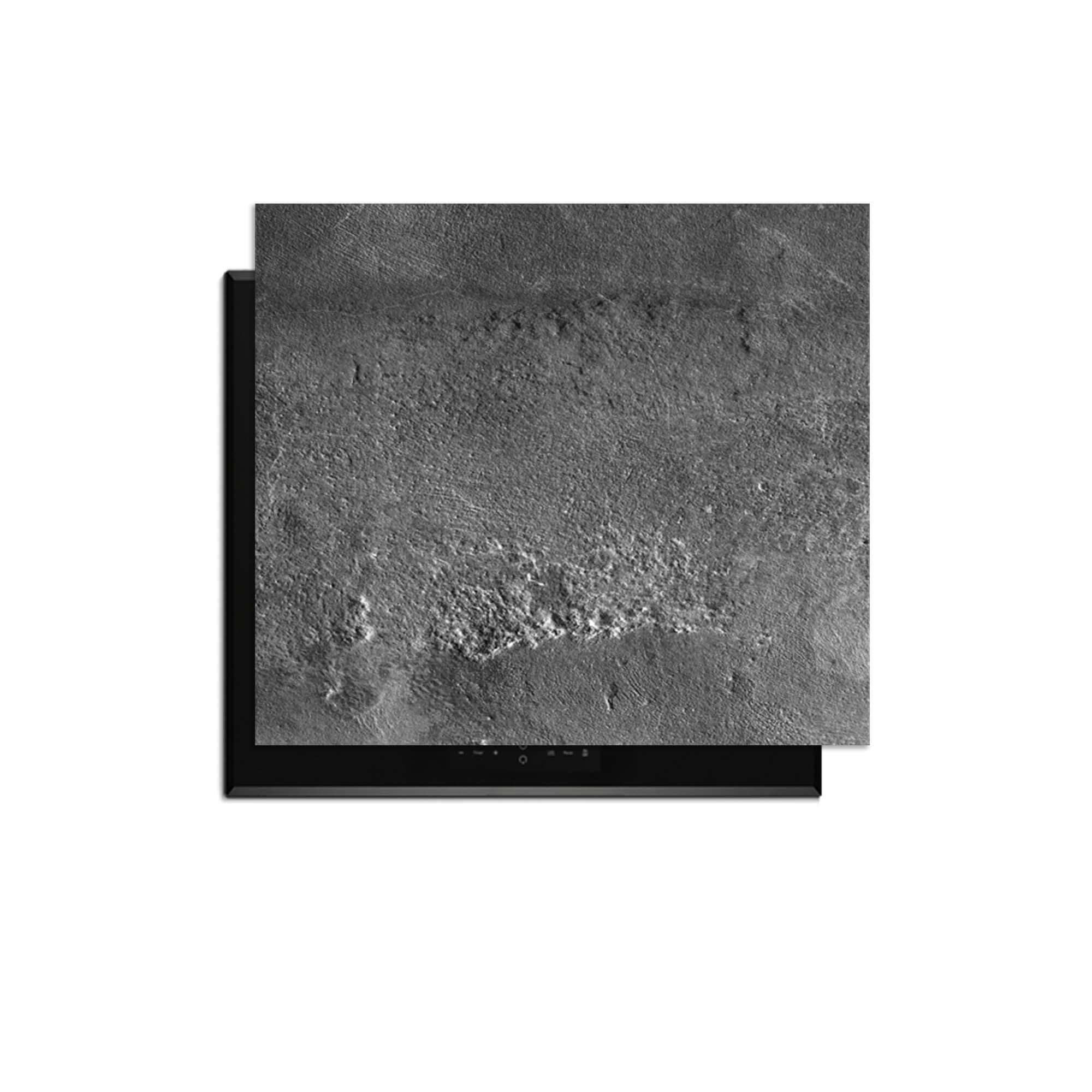 Urban Stone Elegance - Herdabdeckplatte für eine moderne Küche mit industriellem Look.