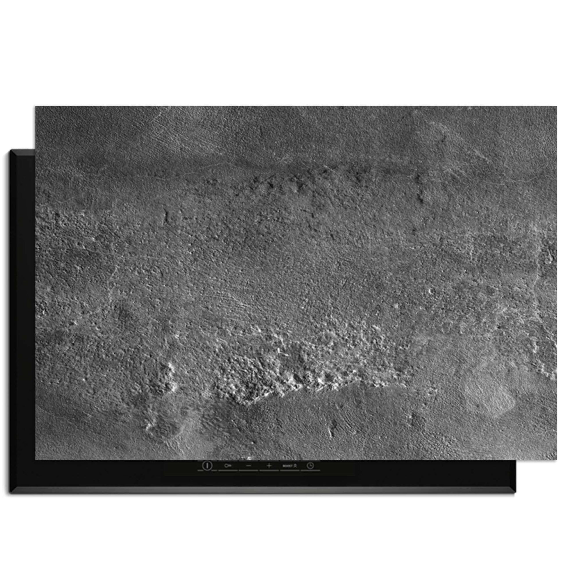 Nahaufnahme der Herdabdeckplatte Urban Stone Elegance mit detaillierter Granitstruktur