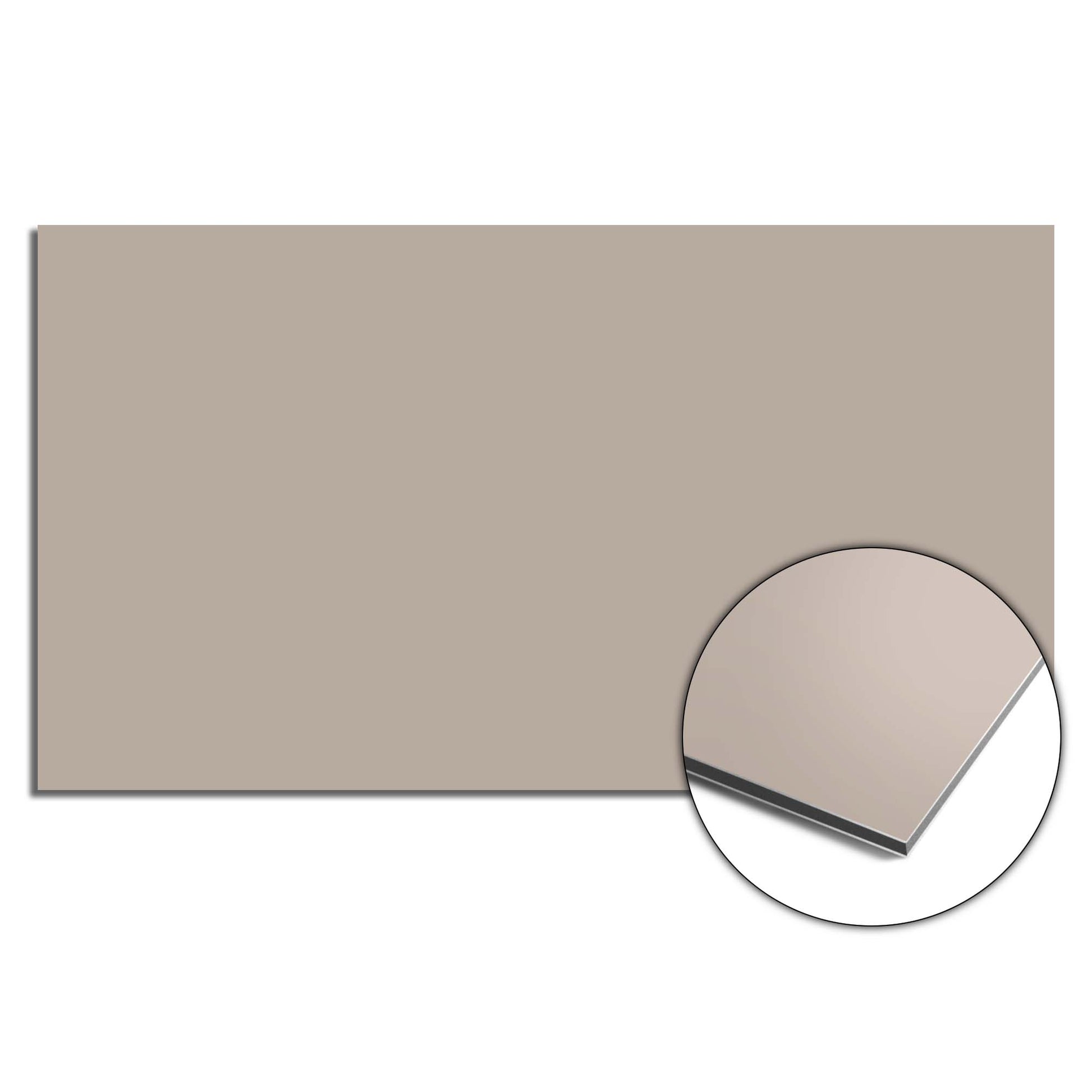 Sandy Jitney Splashback aus der Schlichte Eleganz Kollektion, sandfarbener Küchensplashback für einen minimalistischen Splashback-Look.