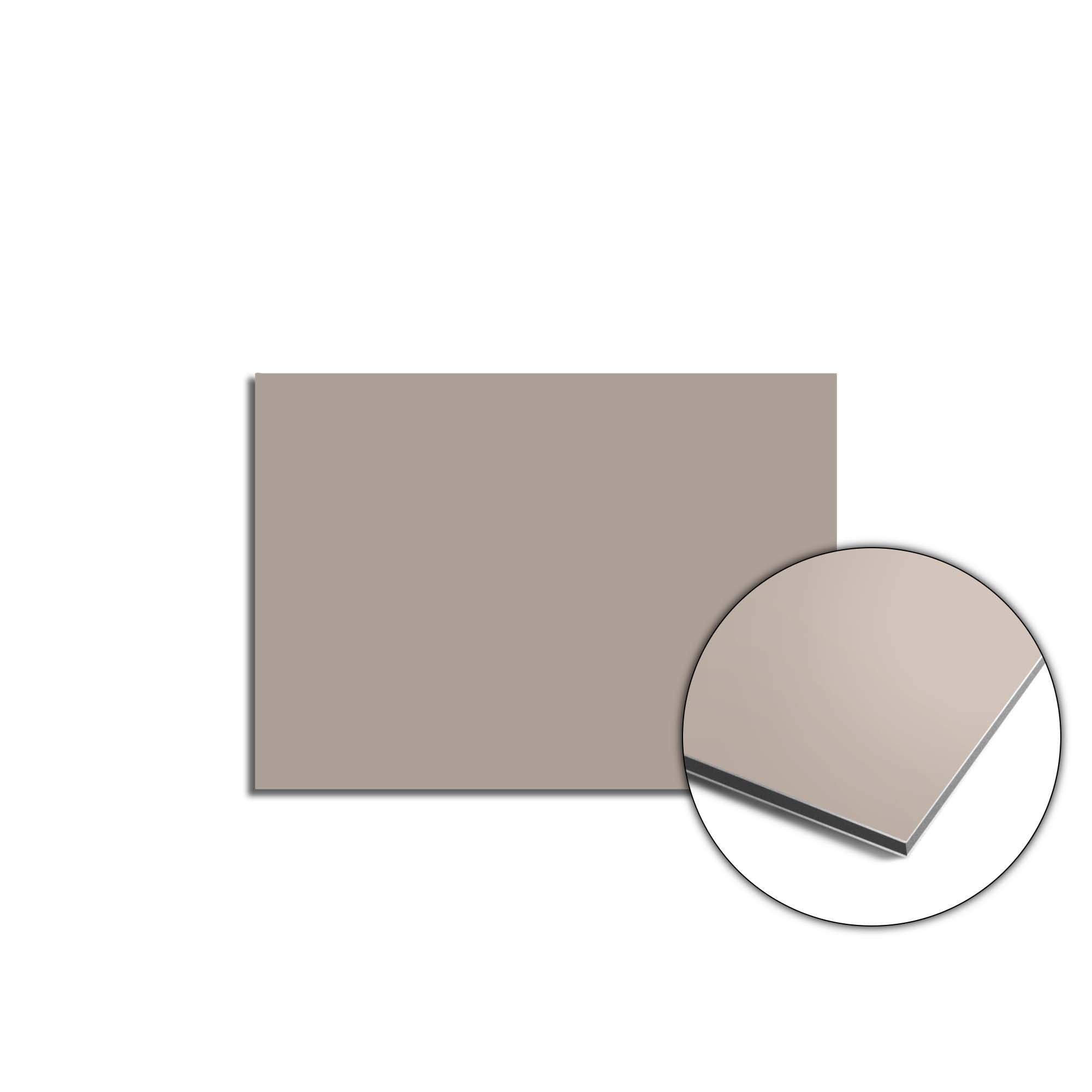 Sandy Jitney Splashback aus der Schlichte Eleganz Kollektion, Küchenspritzschutz in Sandfarbe für einen minimalistischen Look.